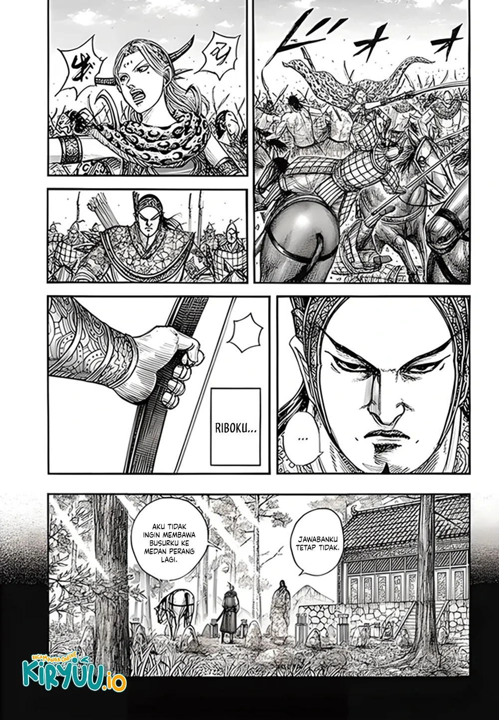 Kingdom Chapter 855 - halaman 14
