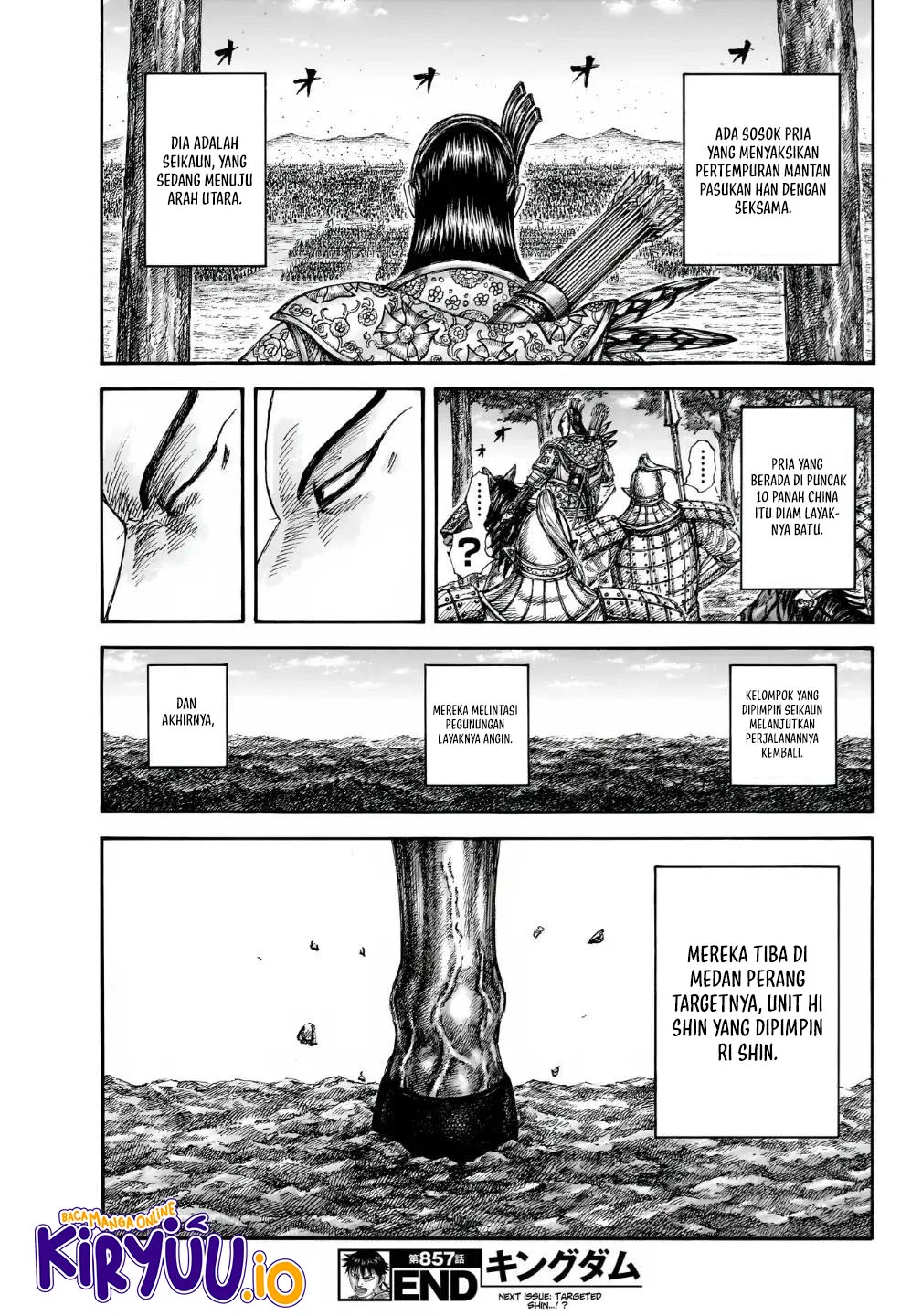 Kingdom Chapter 857 - halaman 20