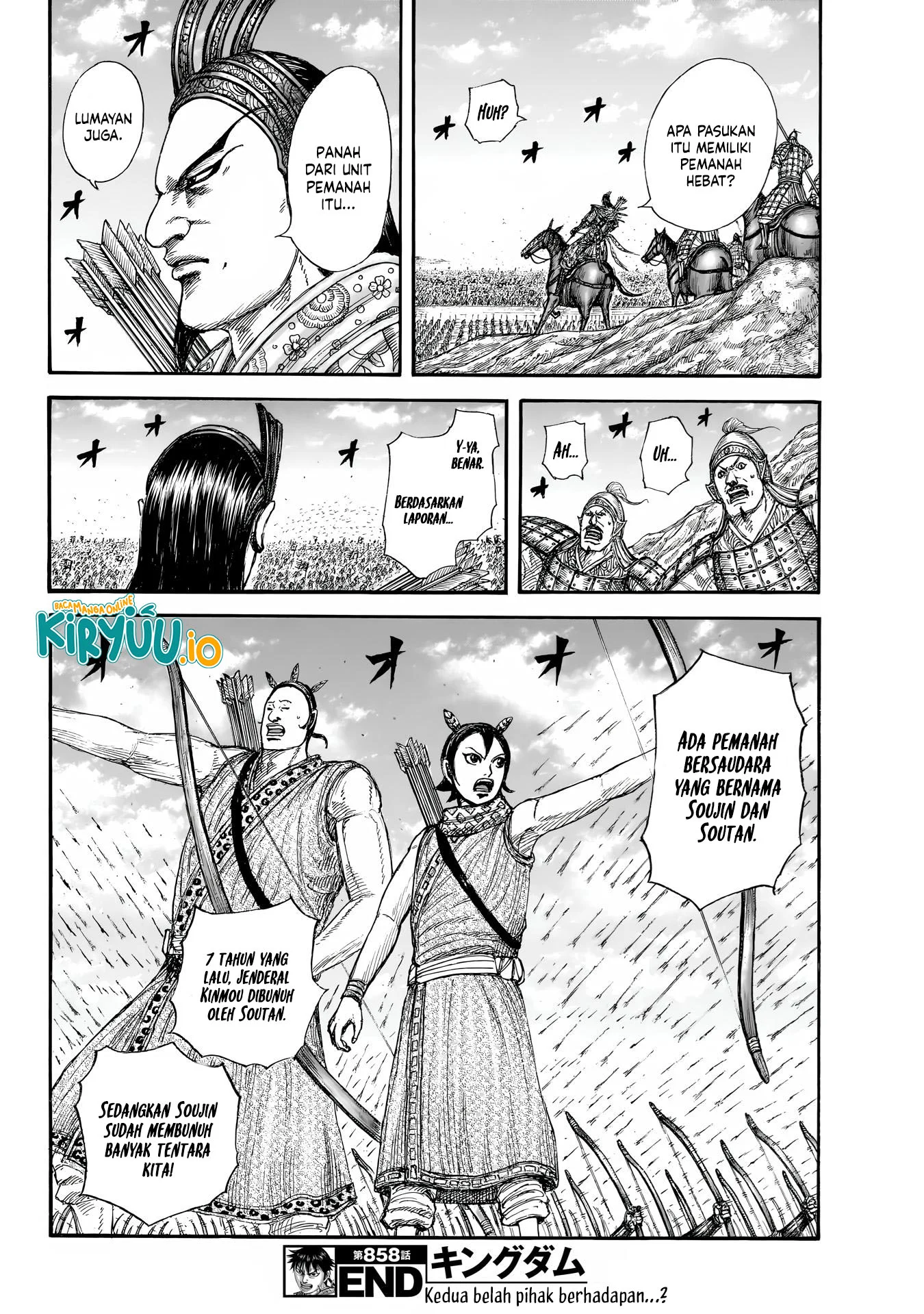 Kingdom Chapter 858 - halaman 19