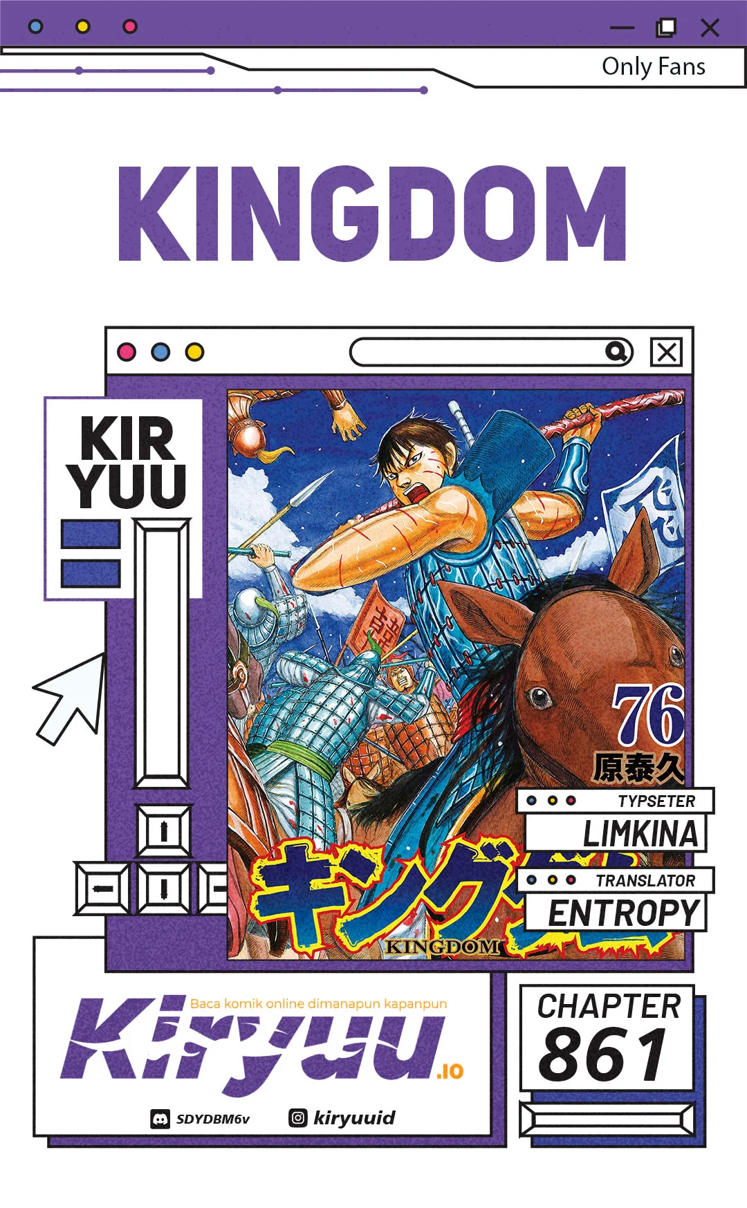 Kingdom Chapter 861 - halaman 1