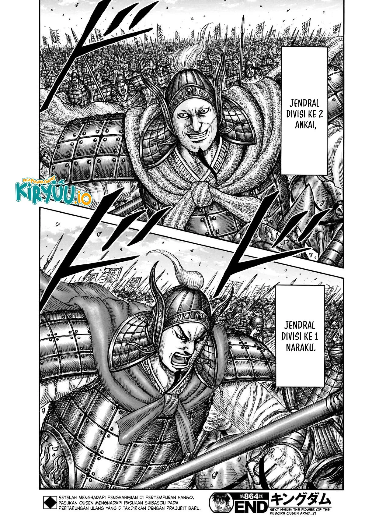 Kingdom Chapter 864 - halaman 20