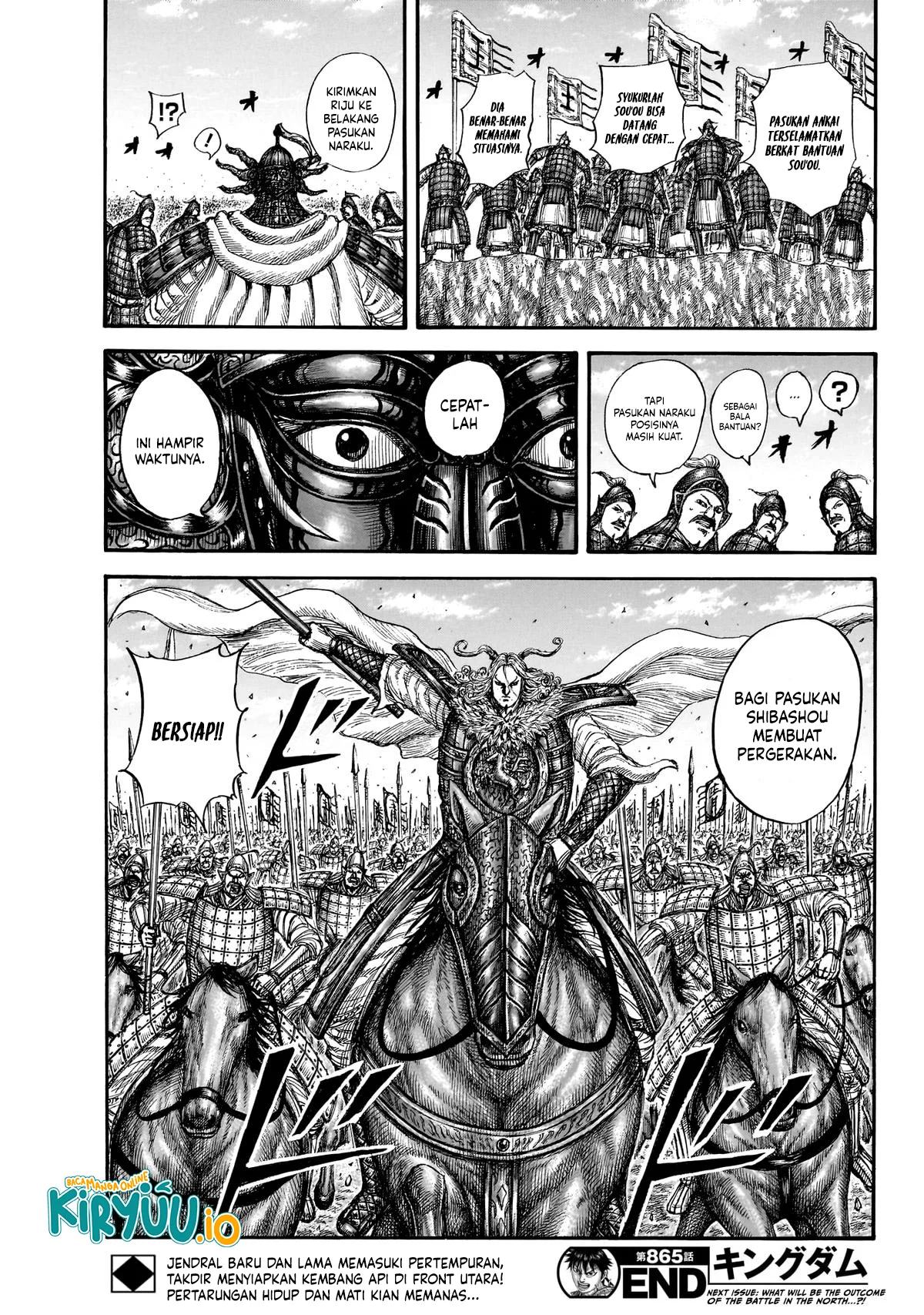 Kingdom Chapter 865 - halaman 19