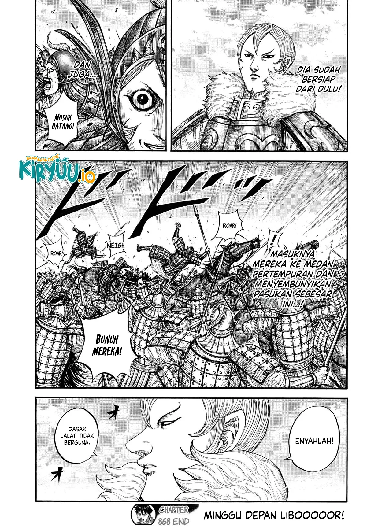 Kingdom Chapter 868 - halaman 20