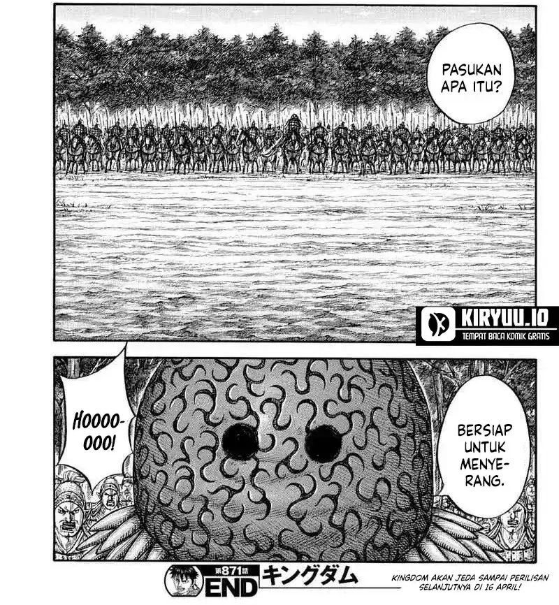 Kingdom Chapter 871 - halaman 11