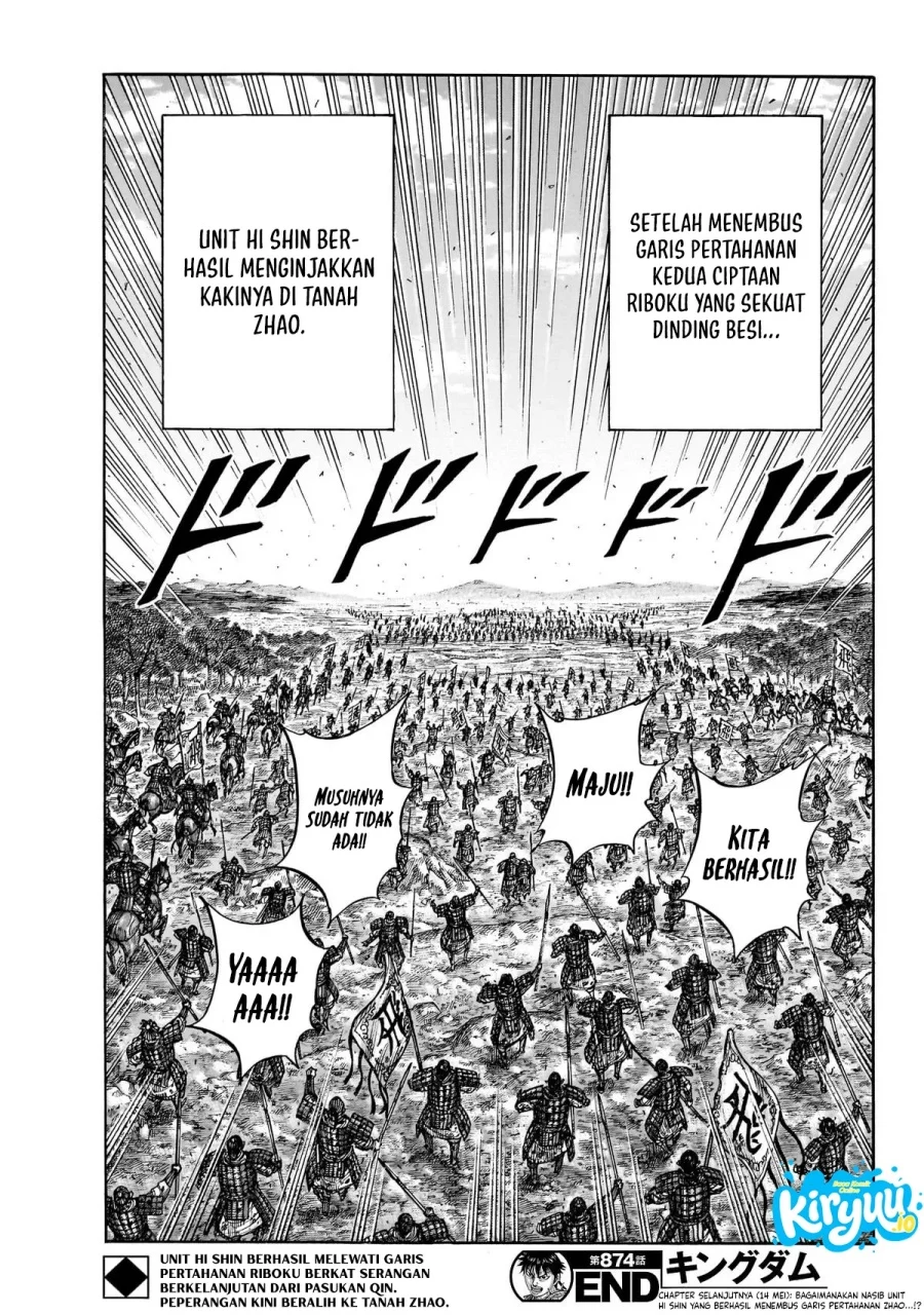 Kingdom Chapter 874 - halaman 20