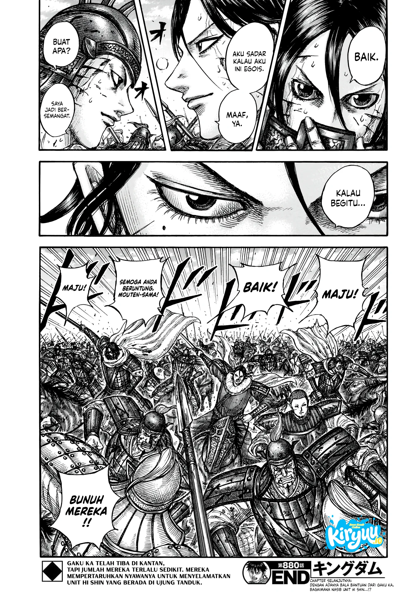 Kingdom Chapter 880 - halaman 19