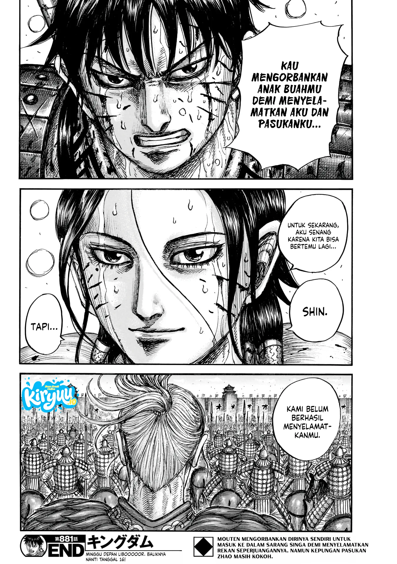 Kingdom Chapter 881 - halaman 19