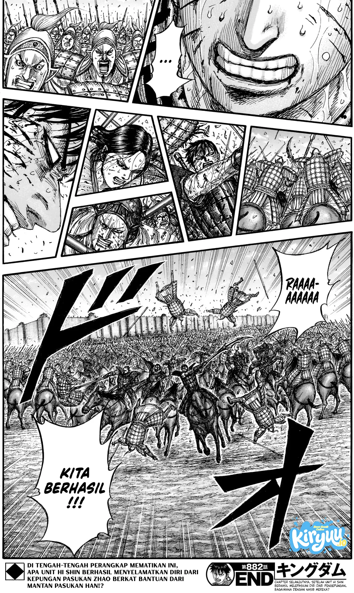 Kingdom Chapter 882 - halaman 19