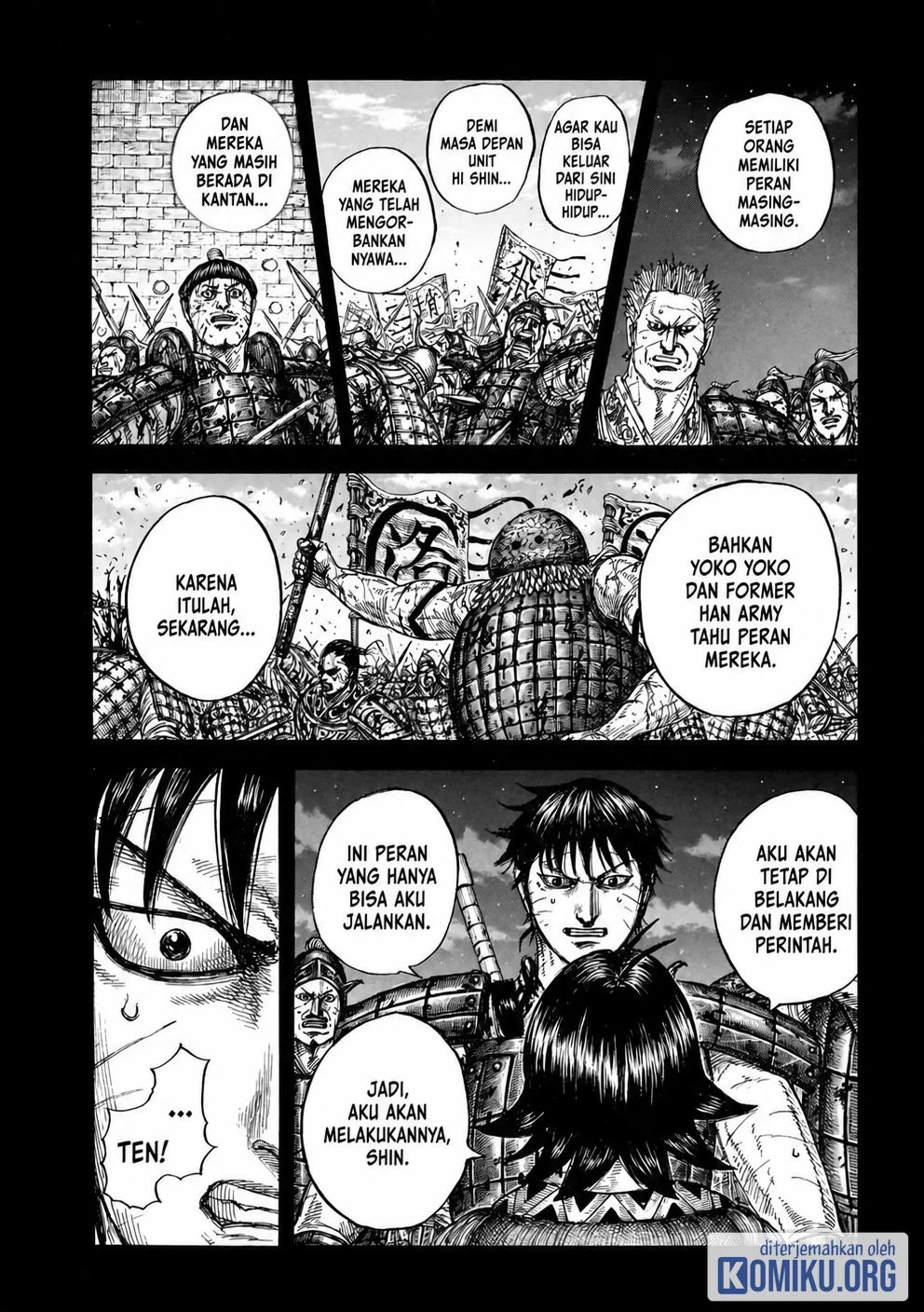 Kingdom Chapter 885 - halaman 4