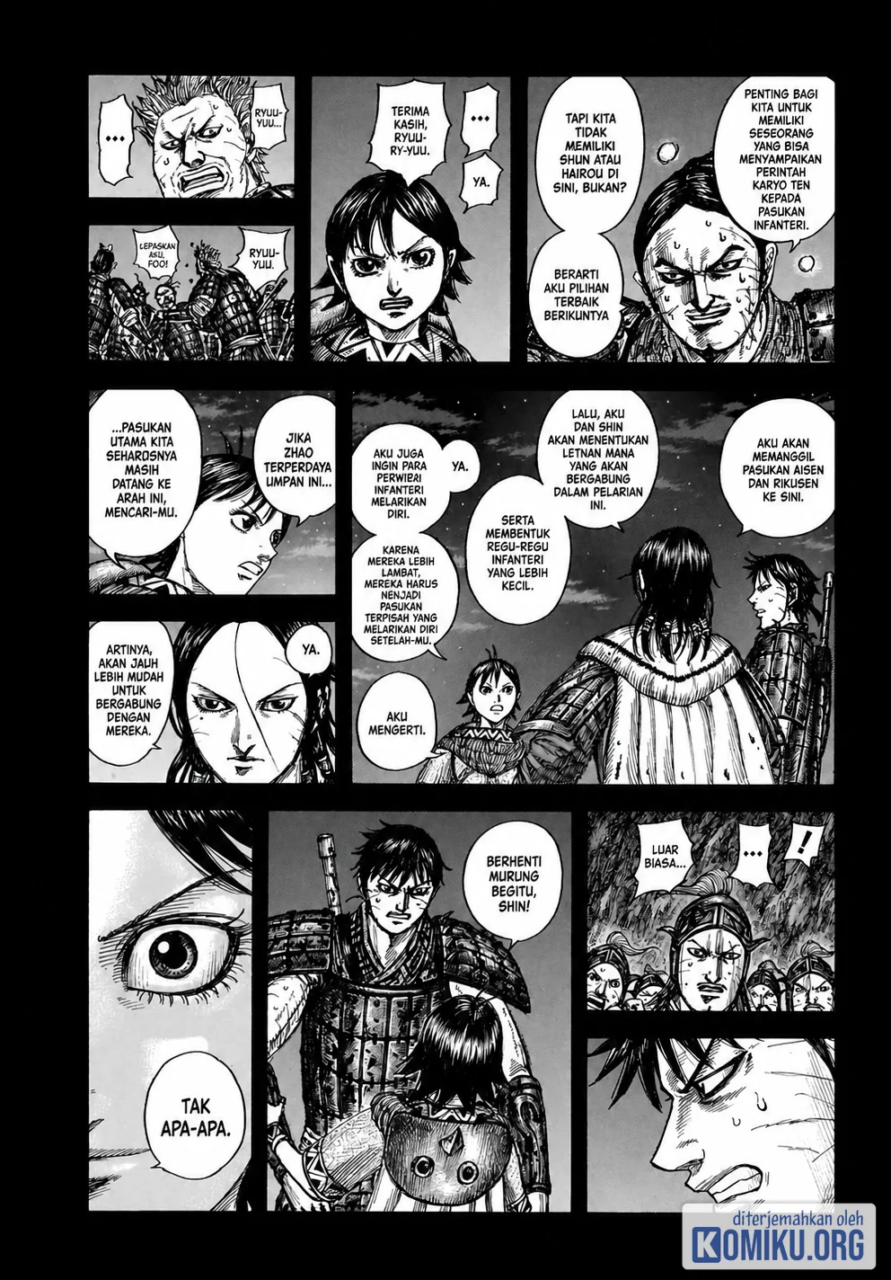 Kingdom Chapter 885 - halaman 6