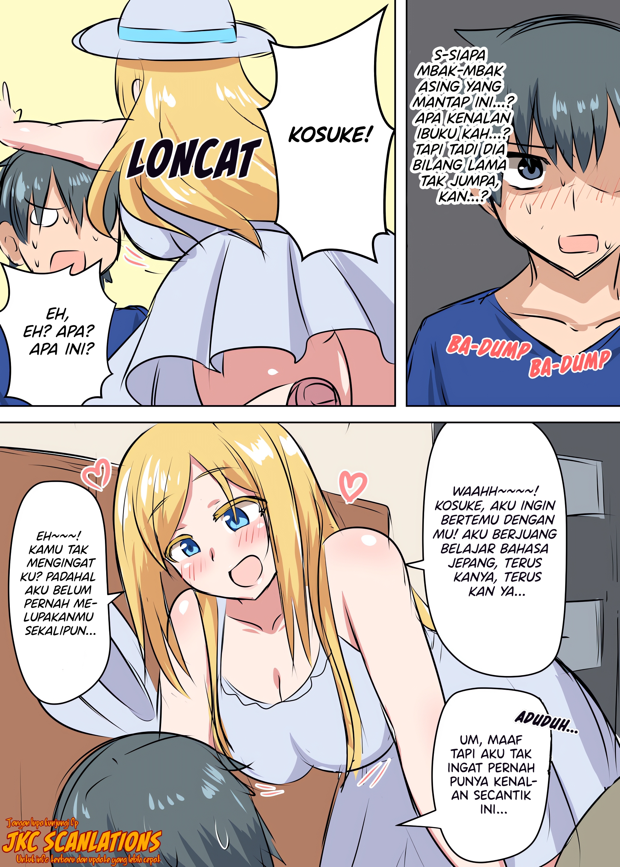 Kinpatsu no osananajimi ga seicho shite sunen-buri ni ai ni kita hanashi Chapter 0 - halaman 4