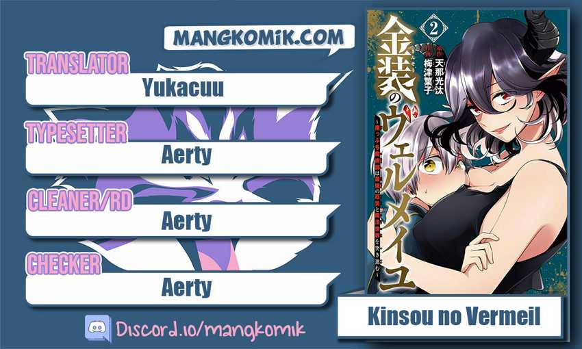 Kinsou no Vermeil – Gakeppuchi Majutshi wa Saikyou no Yakusai to Mahou Sekai o Tsukisusumu Chapter 14 - halaman 1