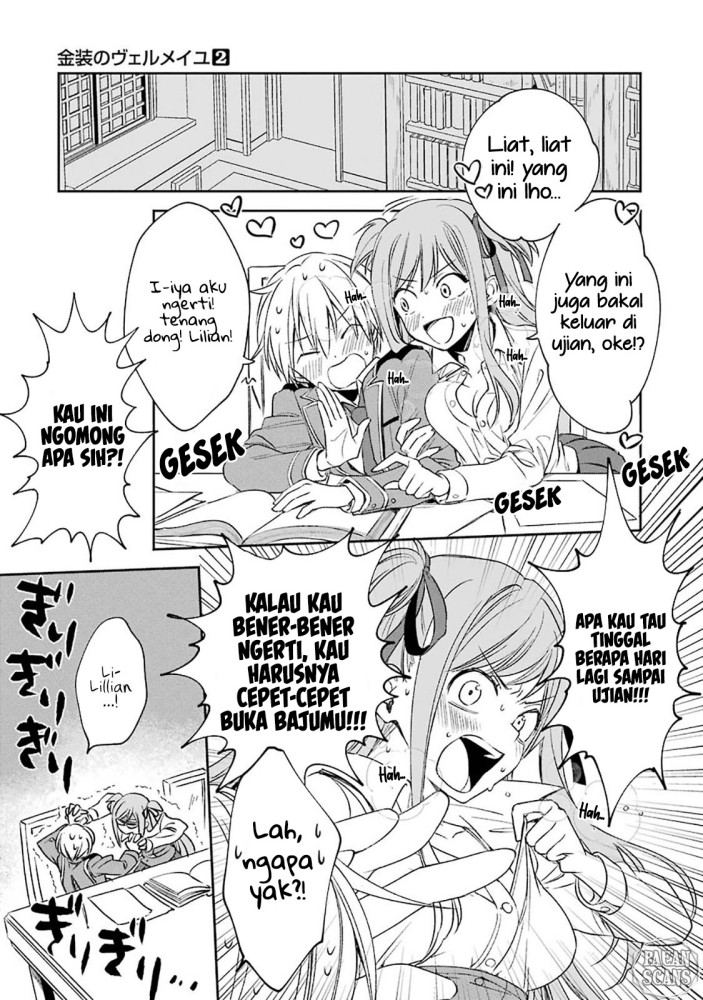 Kinsou no Vermeil – Gakeppuchi Majutshi wa Saikyou no Yakusai to Mahou Sekai o Tsukisusumu Chapter 8.1 - halaman 13