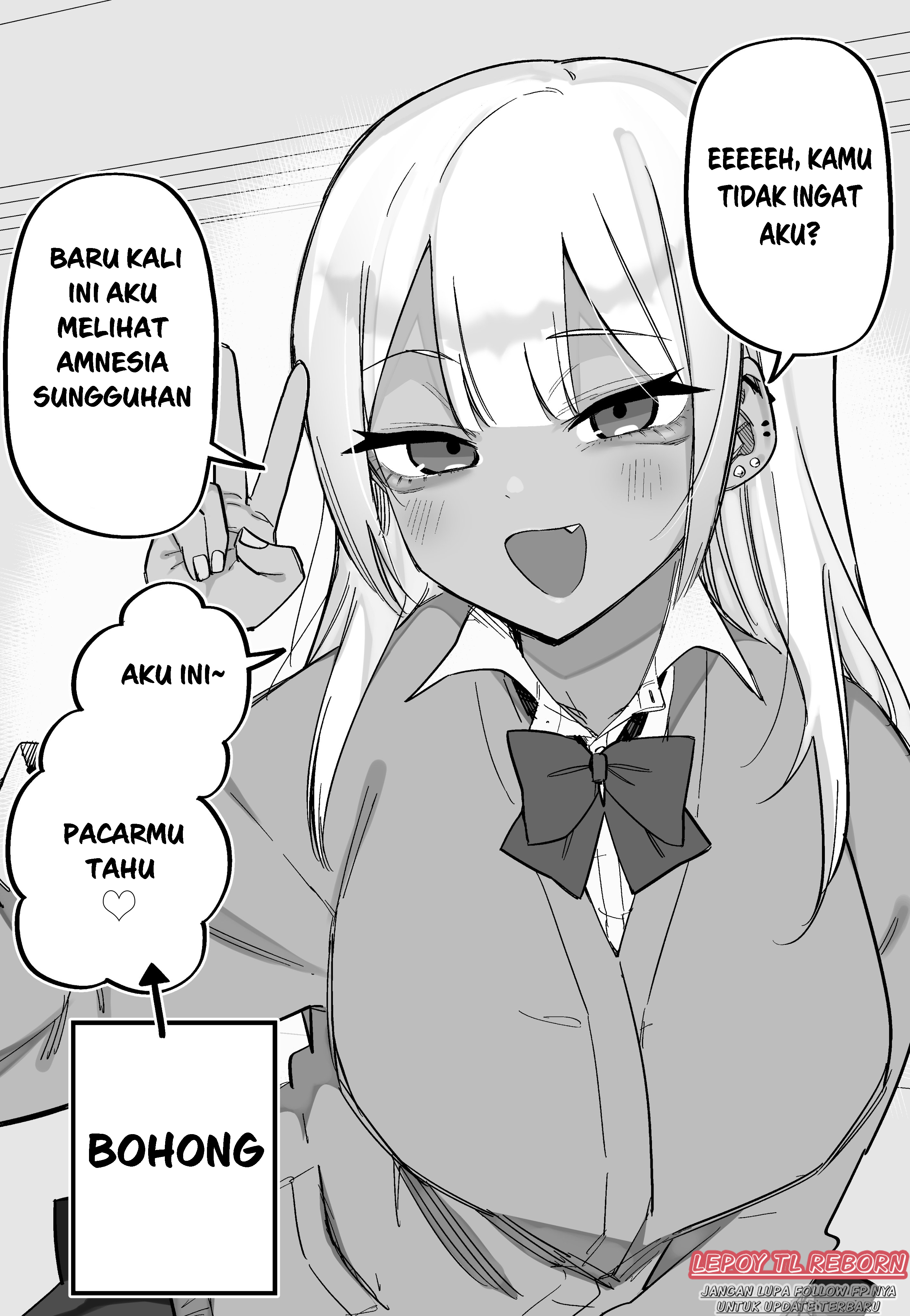 Kioku Soushitsu no Ore to Dokusenyoku Tsuyoi Gyaru Chapter 0 - halaman 1