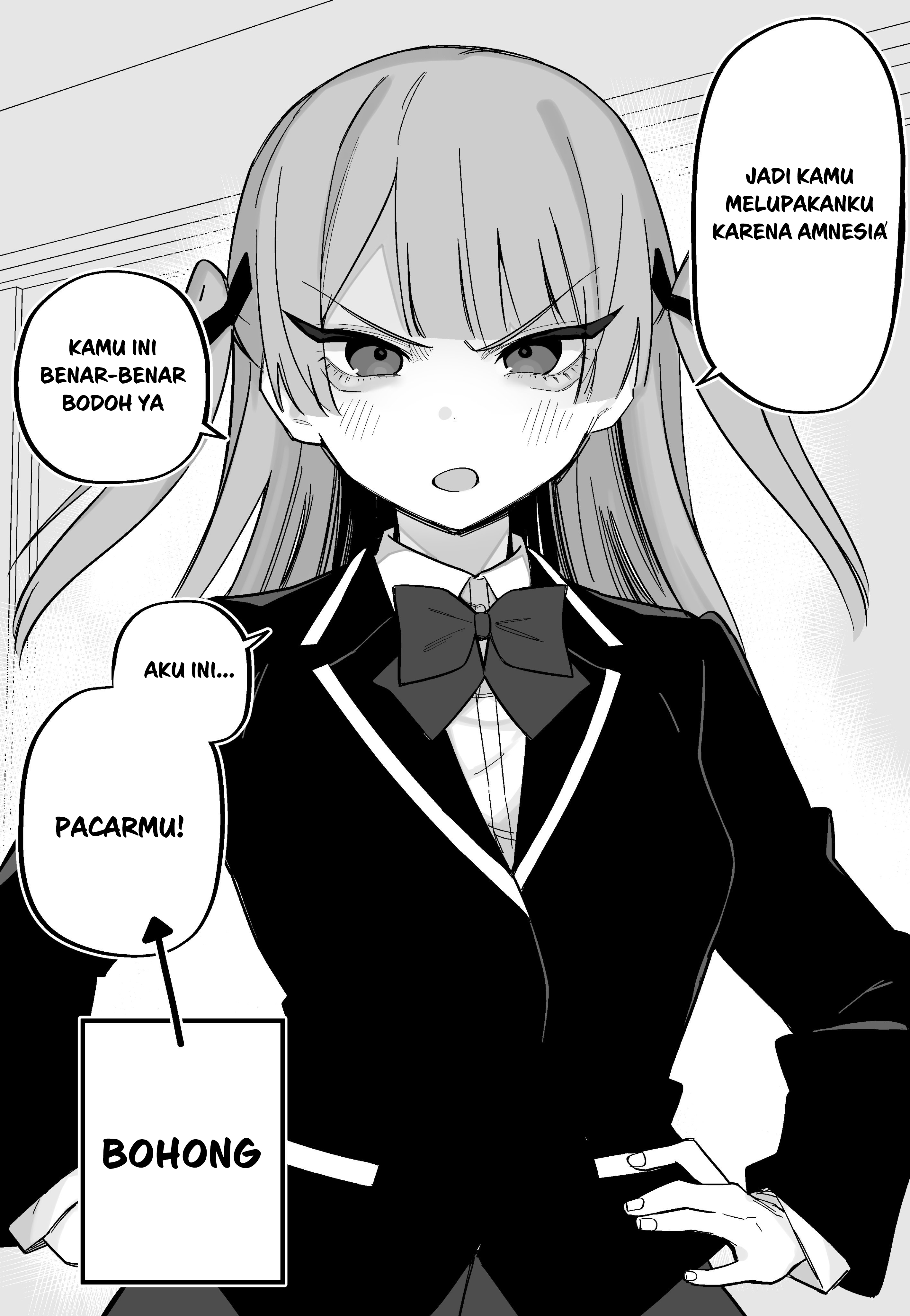 Kioku Soushitsu no Ore to Tsundere Doukyuusei no Hanashi Chapter 0 - halaman 1