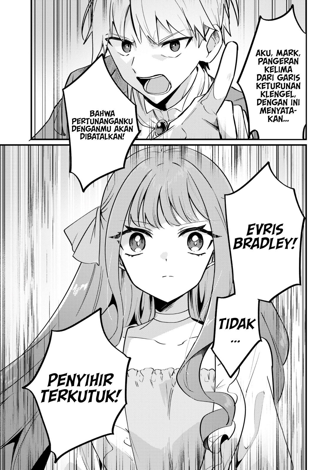 Kiraware Majo Reijou to Dansou Ouji no Konyaku Chapter 1 - halaman 4