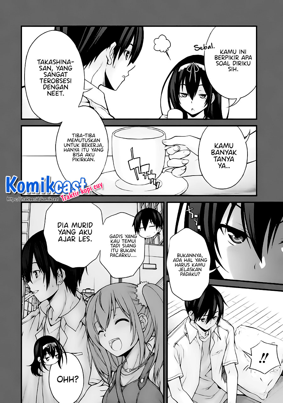 Kirei na Kurokami no Takashina-san (Mushoku) to Tsukiau Koto ni Natta Chapter 10.1 - halaman 7