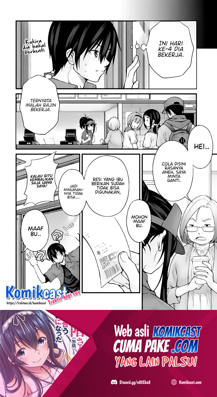 Kirei na Kurokami no Takashina-san (Mushoku) to Tsukiau Koto ni Natta Chapter 10.1 - halaman 9