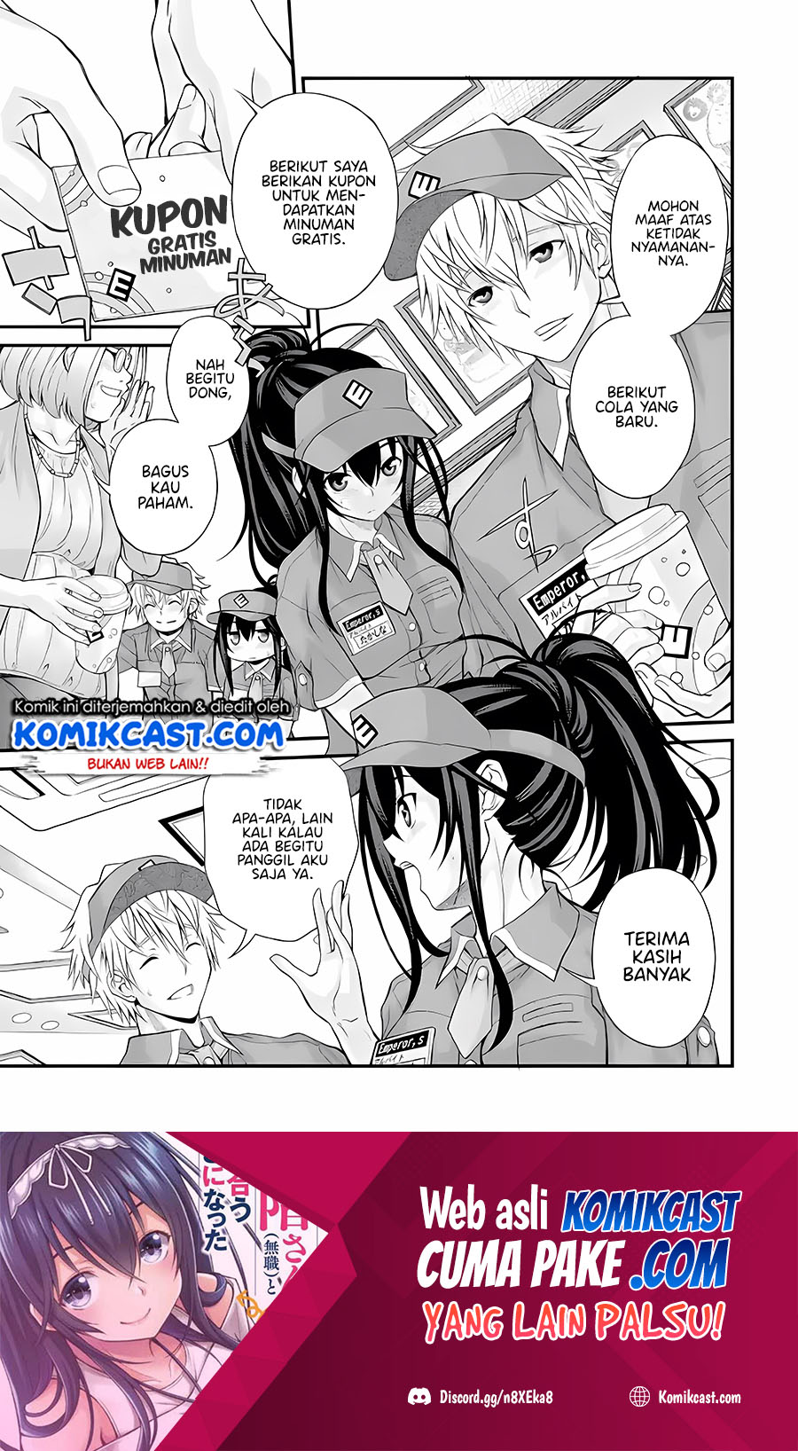 Kirei na Kurokami no Takashina-san (Mushoku) to Tsukiau Koto ni Natta Chapter 10.2 - halaman 2