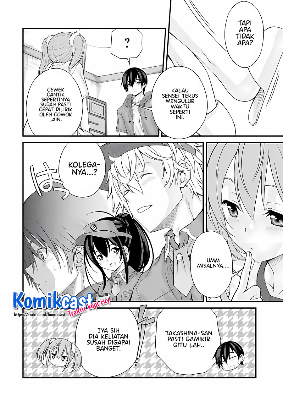 Kirei na Kurokami no Takashina-san (Mushoku) to Tsukiau Koto ni Natta Chapter 10.2 - halaman 5