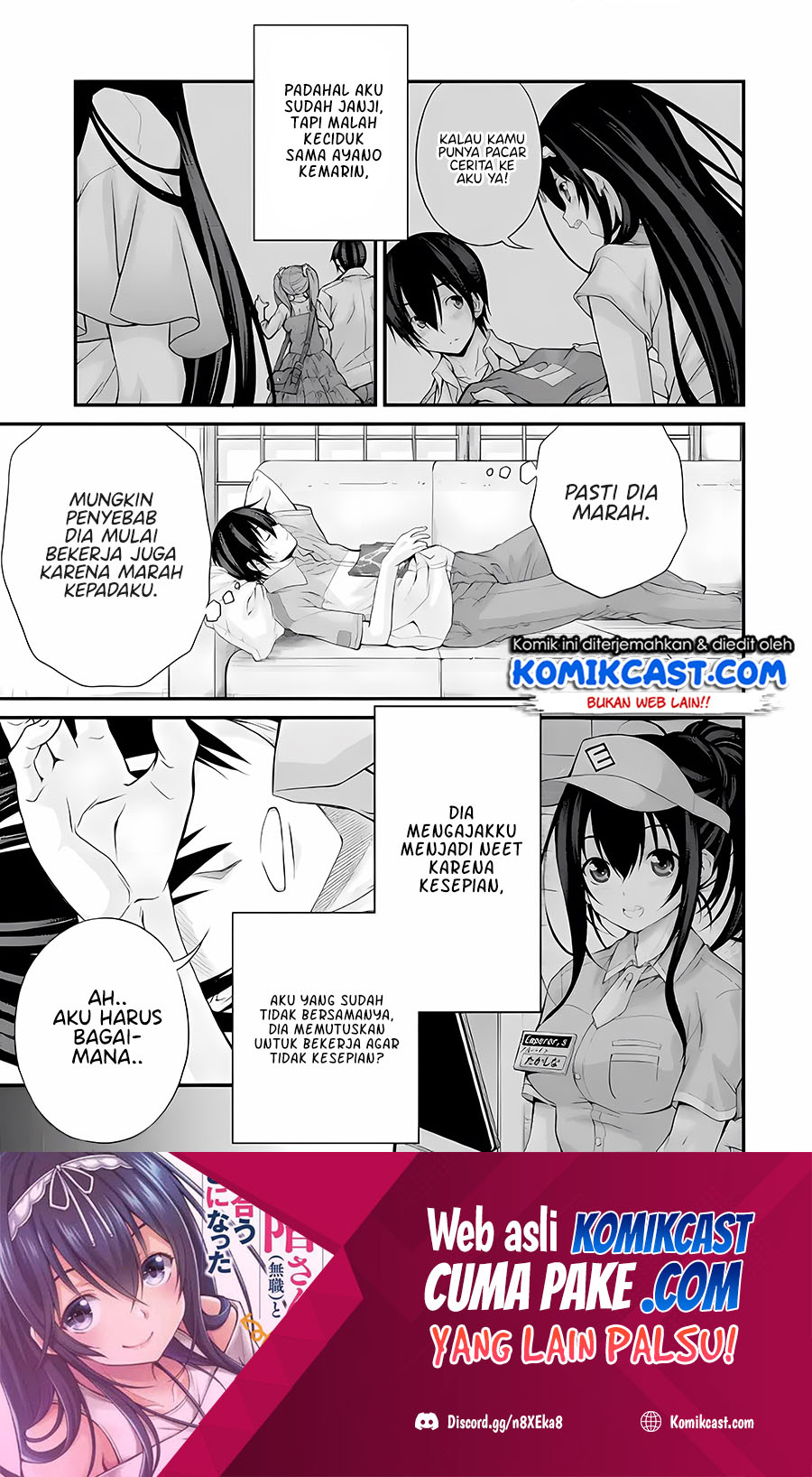 Kirei na Kurokami no Takashina-san (Mushoku) to Tsukiau Koto ni Natta Chapter 10.2 - halaman 8