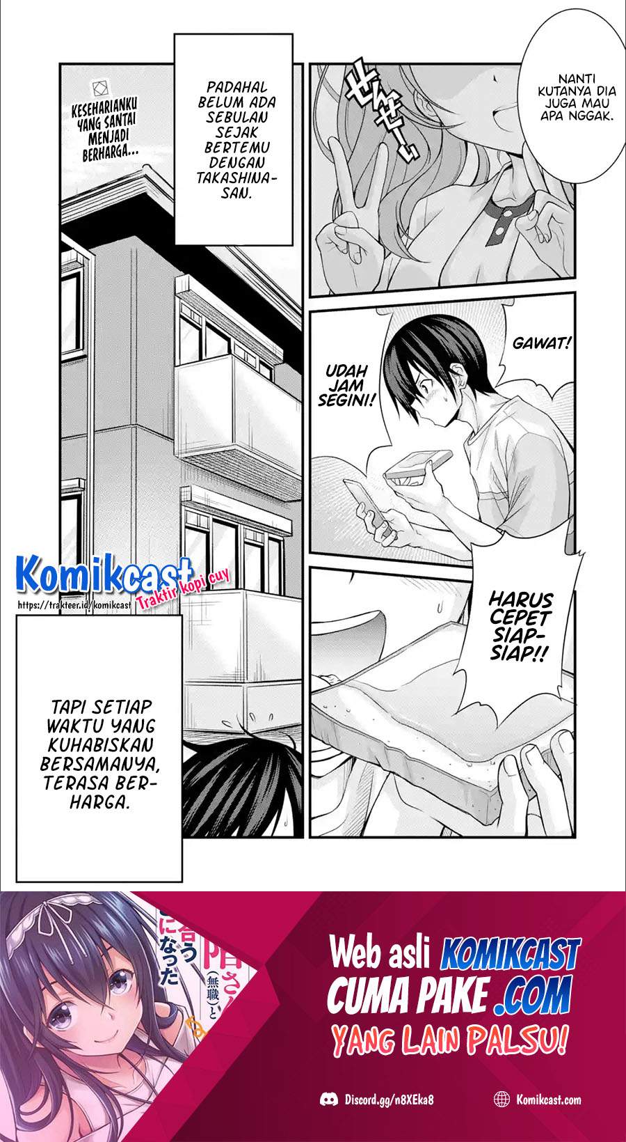 Kirei na Kurokami no Takashina-san (Mushoku) to Tsukiau Koto ni Natta Chapter 4.2 - halaman 9