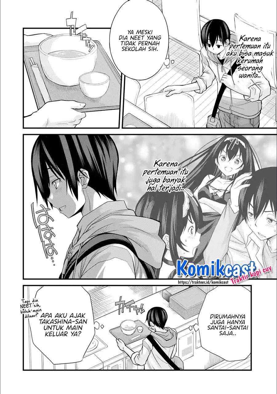 Kirei na Kurokami no Takashina-san (Mushoku) to Tsukiau Koto ni Natta Chapter 5.3 - halaman 7