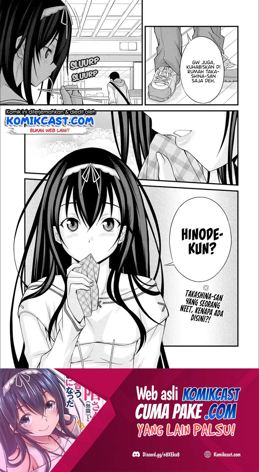 Kirei na Kurokami no Takashina-san (Mushoku) to Tsukiau Koto ni Natta Chapter 5.3 - halaman 8