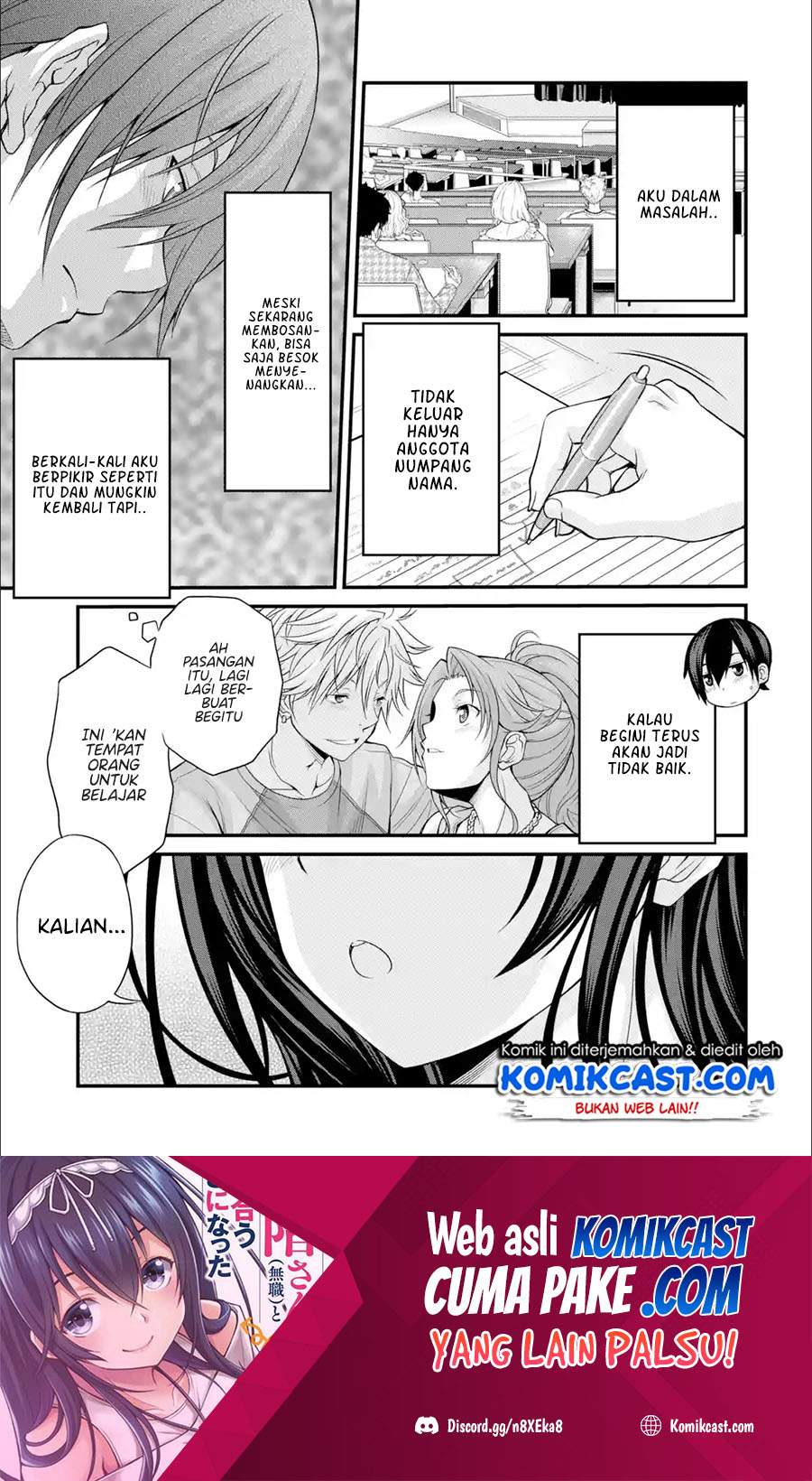Kirei na Kurokami no Takashina-san (Mushoku) to Tsukiau Koto ni Natta Chapter 6.1 - halaman 4