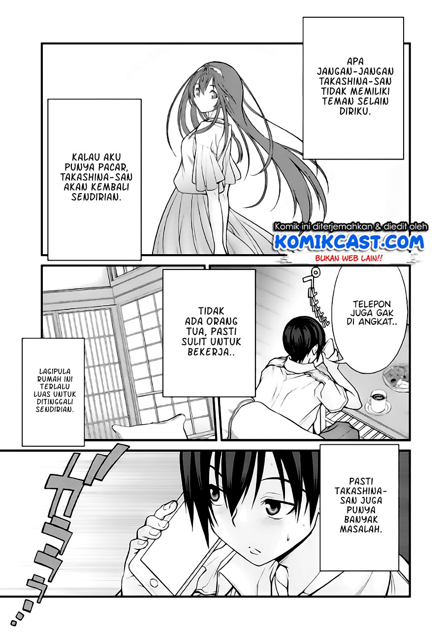 Kirei na Kurokami no Takashina-san (Mushoku) to Tsukiau Koto ni Natta Chapter 9.3 - halaman 5