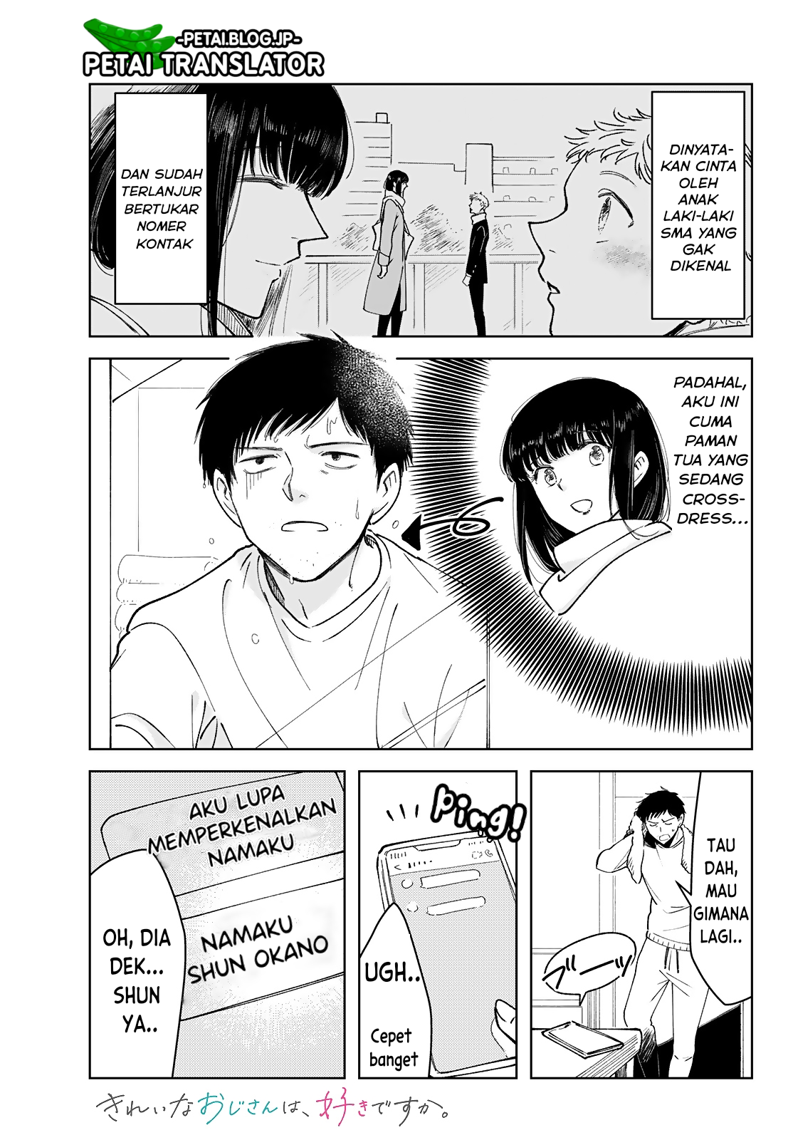Kirei na Ojisan wa, Suki desu ka. Chapter 2 - halaman 1