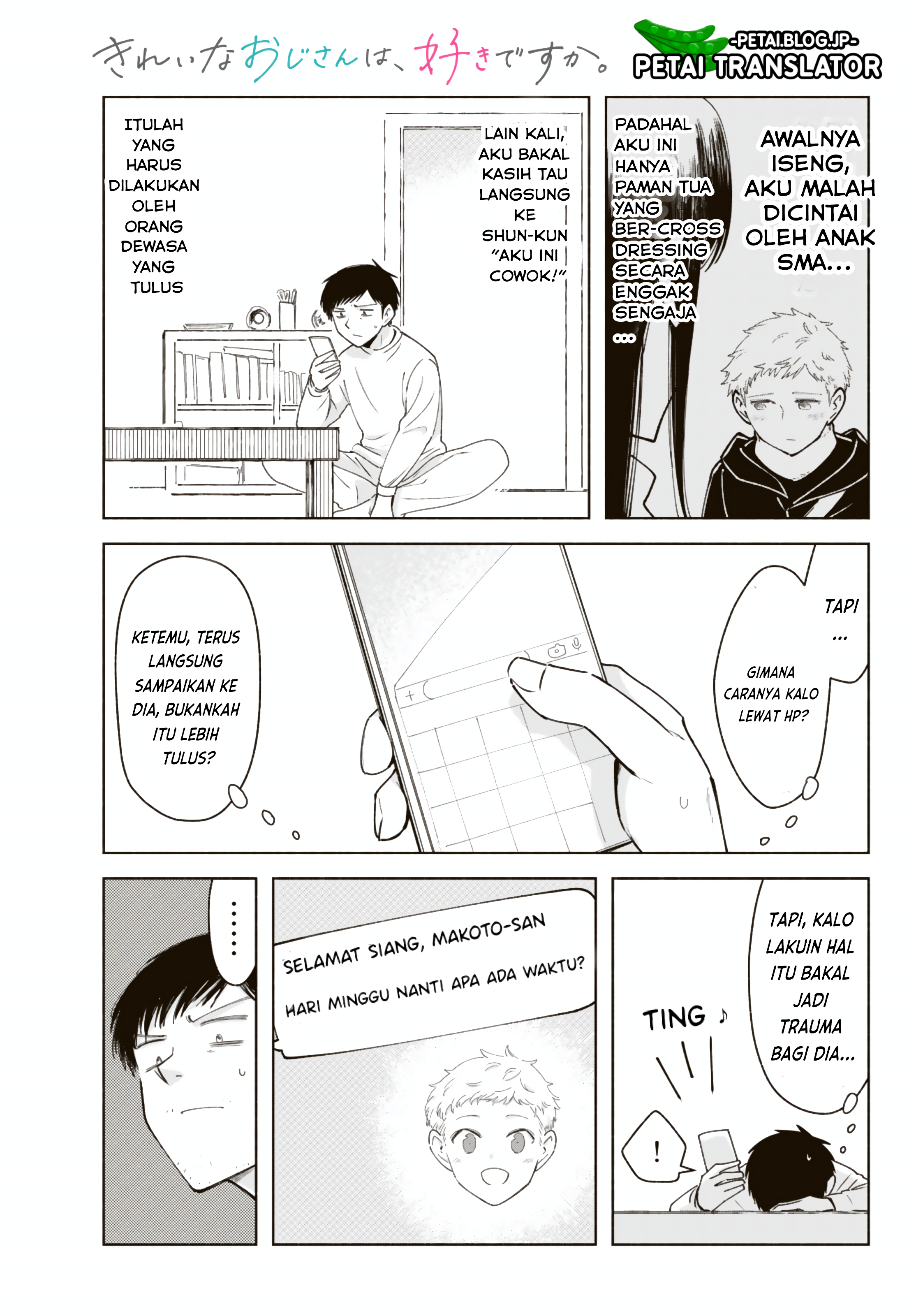 Kirei na Ojisan wa, Suki desu ka. Chapter 6 - halaman 2