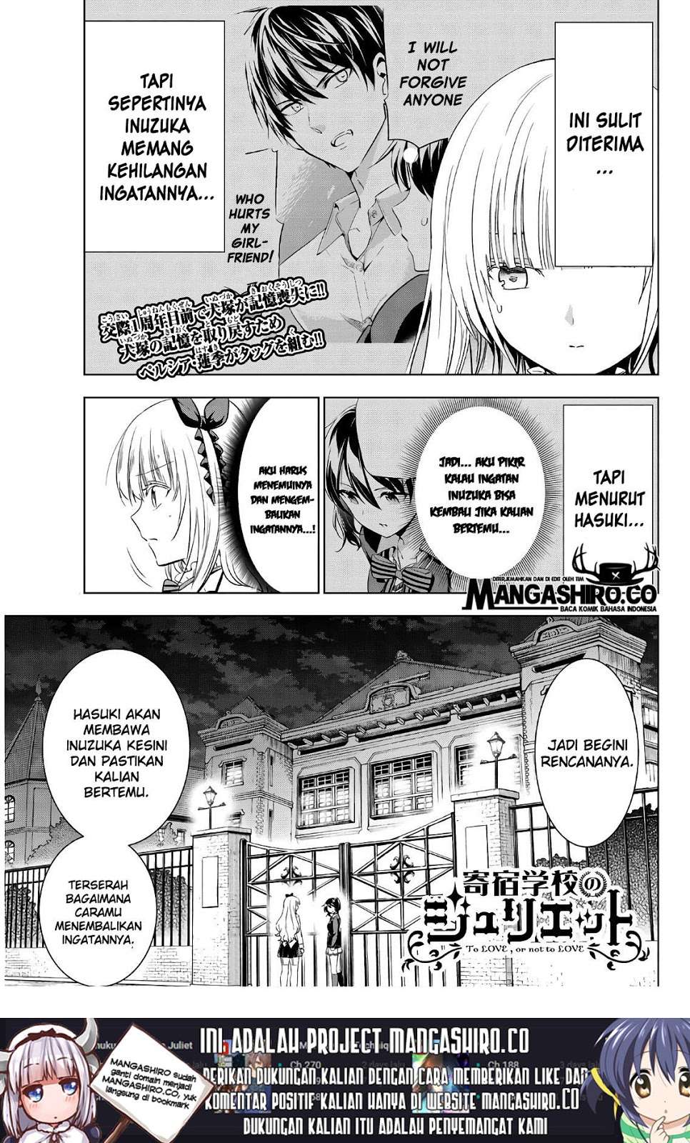 Kishuku Gakkou no Juliet Chapter 77 - halaman 2