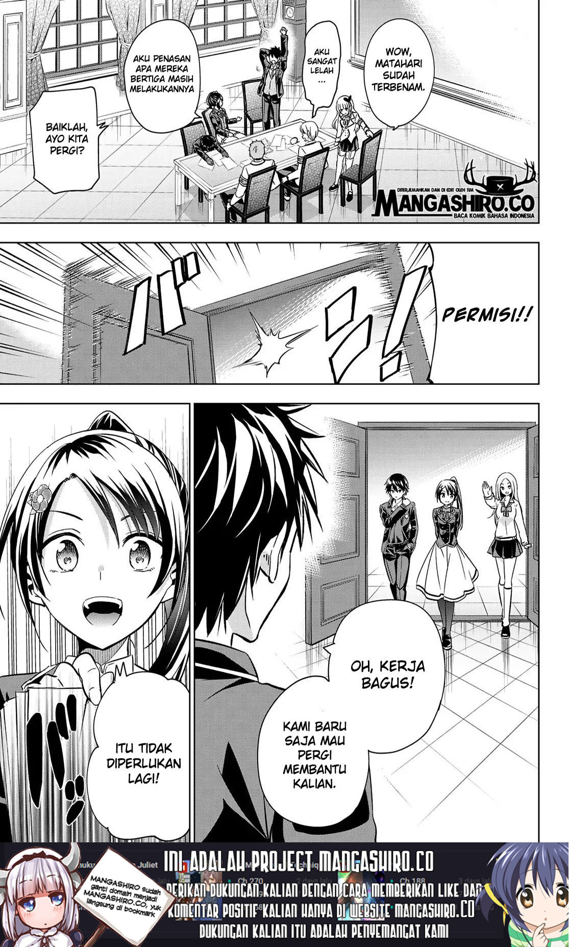 Kishuku Gakkou no Juliet Chapter 100 - halaman 18