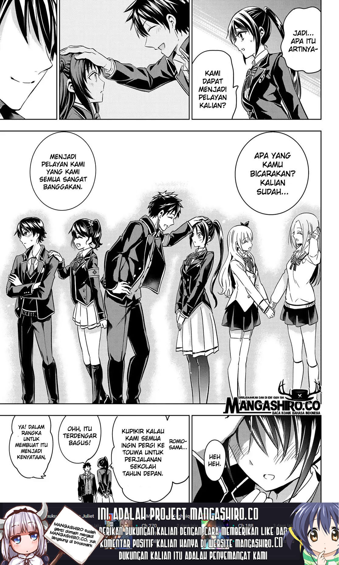 Kishuku Gakkou no Juliet Chapter 100 - halaman 22