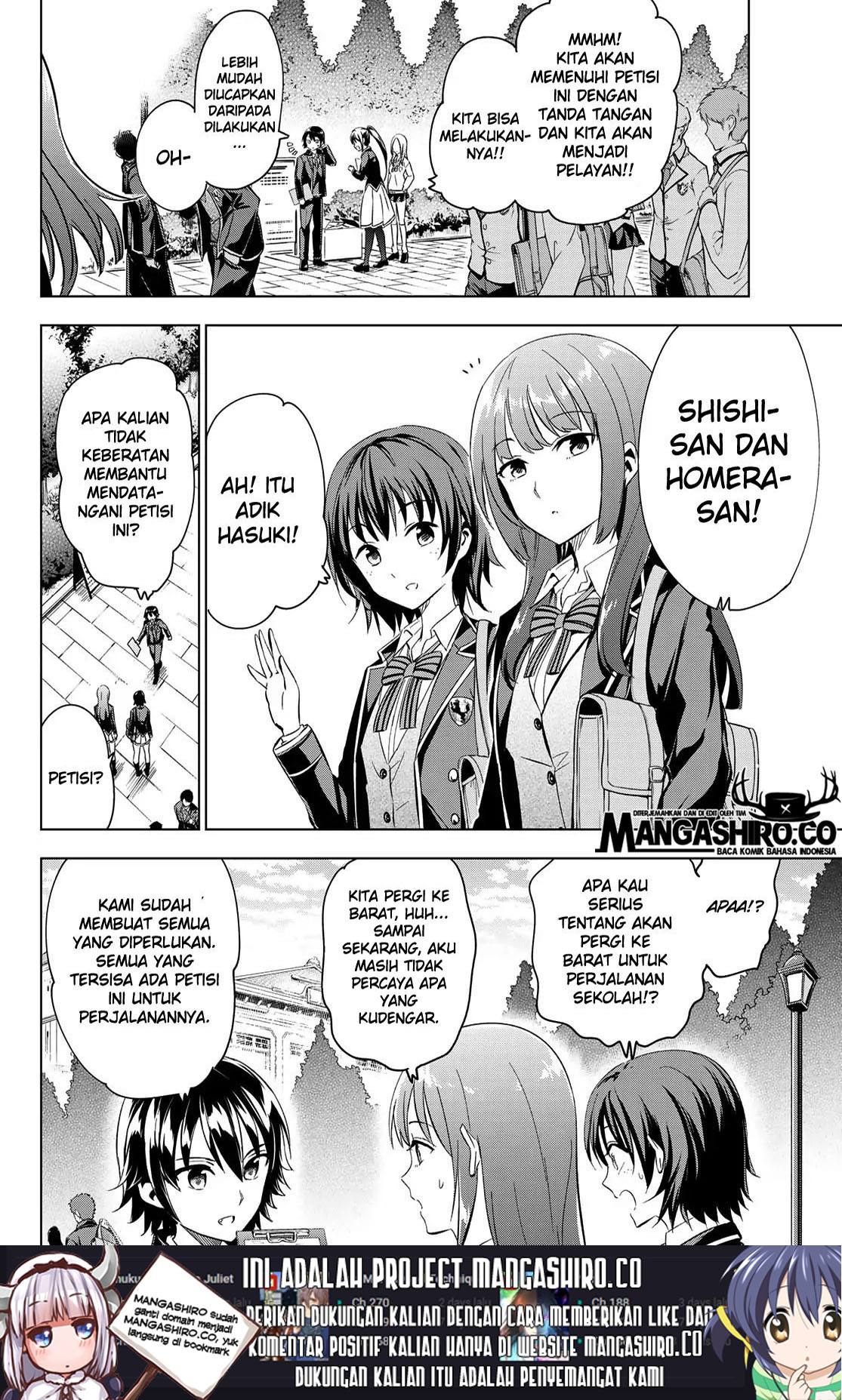 Kishuku Gakkou no Juliet Chapter 100 - halaman 5