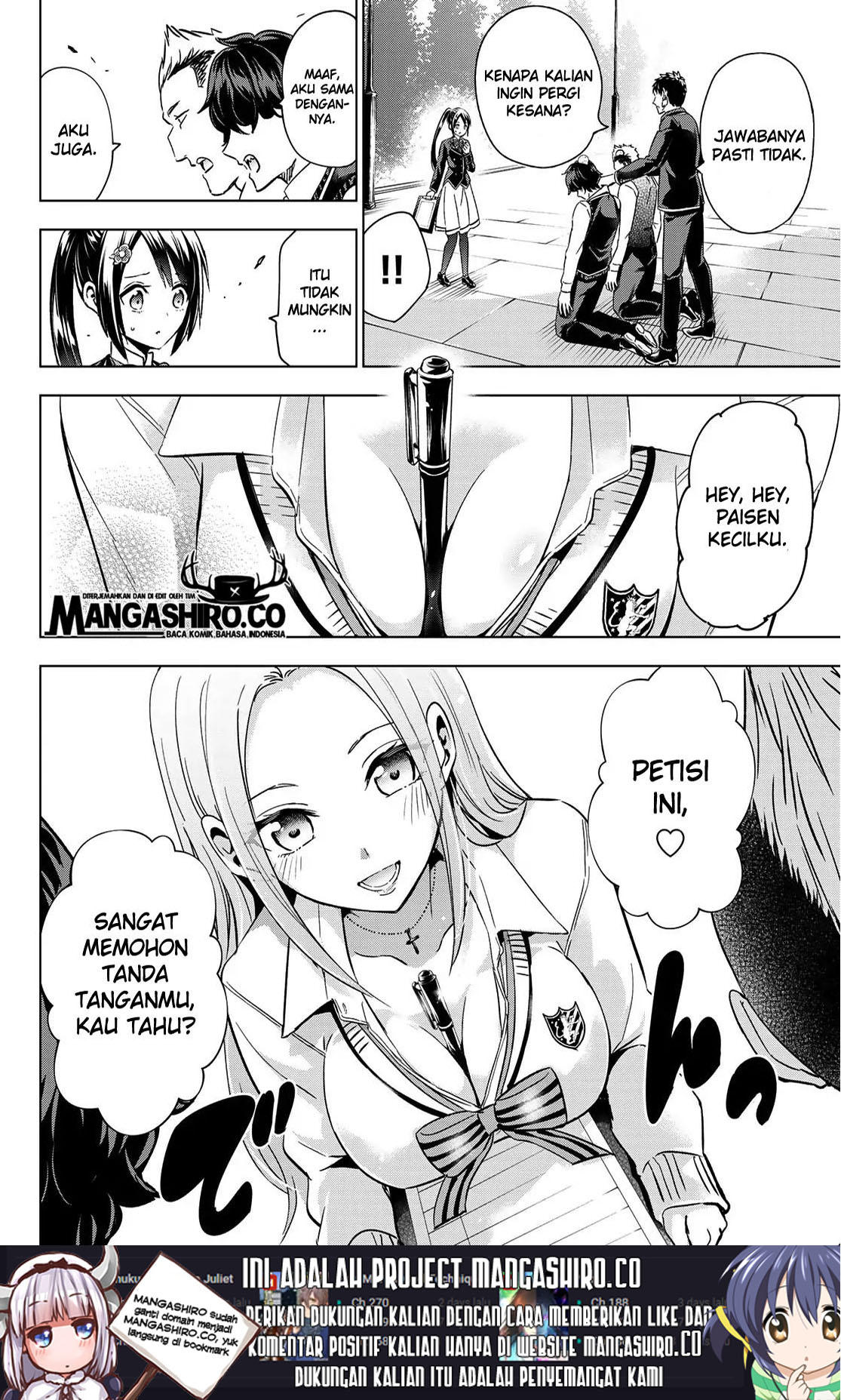 Kishuku Gakkou no Juliet Chapter 100 - halaman 9