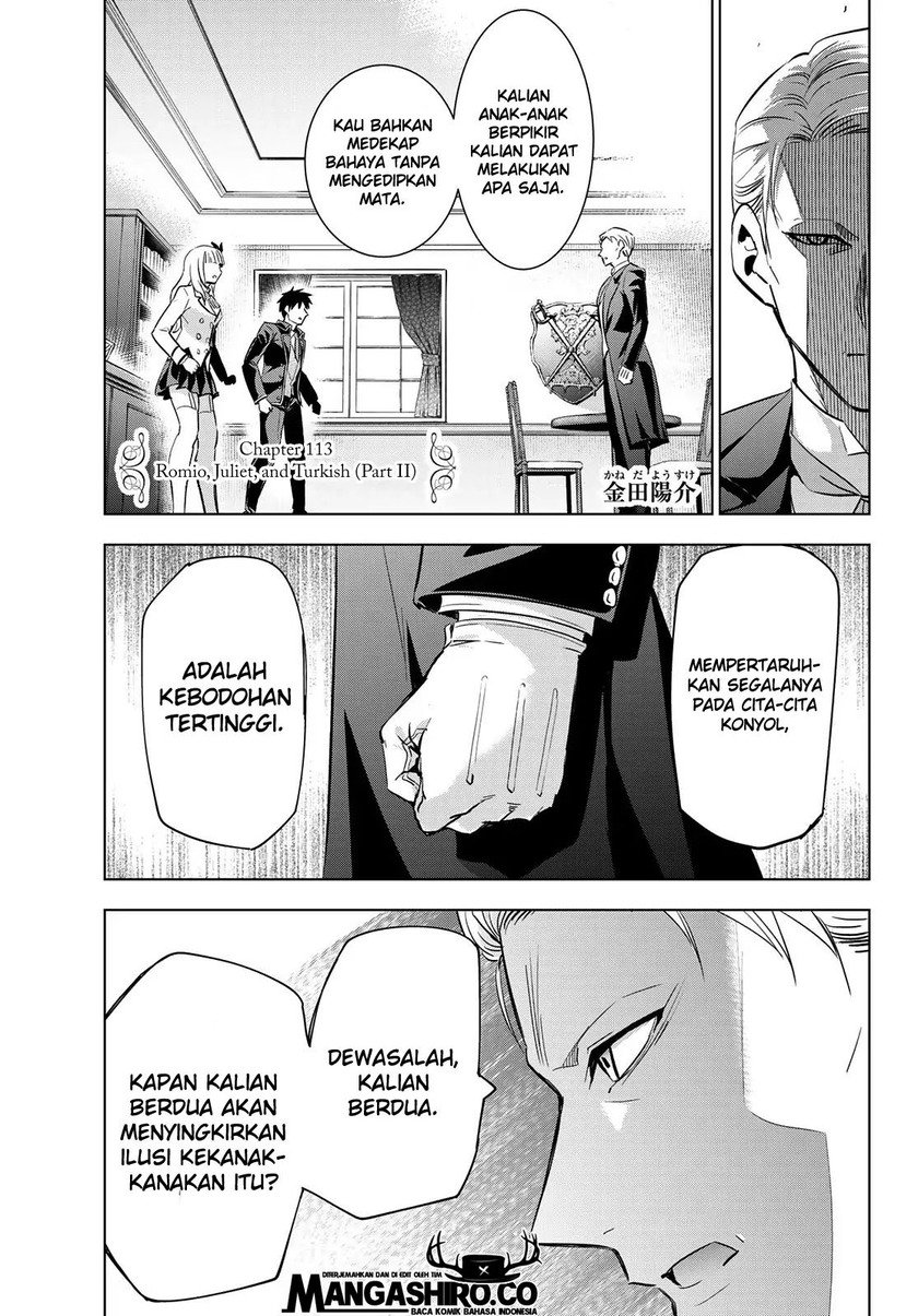Kishuku Gakkou no Juliet Chapter 113 - halaman 4
