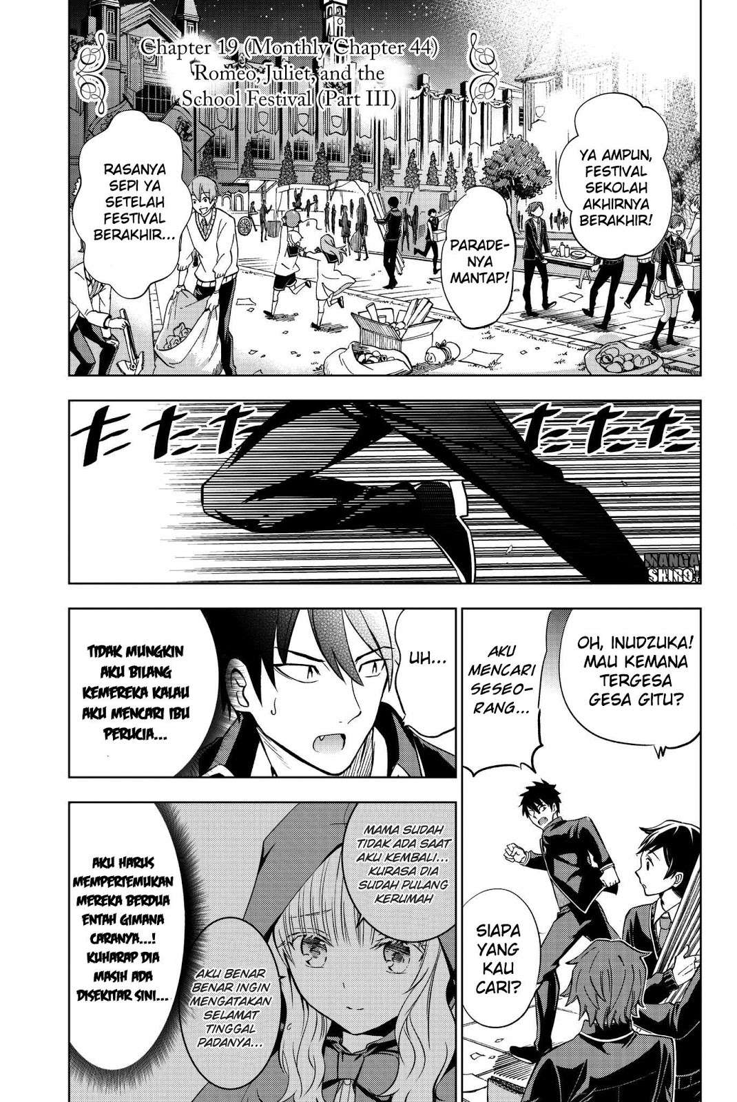 Kishuku Gakkou no Juliet Chapter 44 - halaman 2