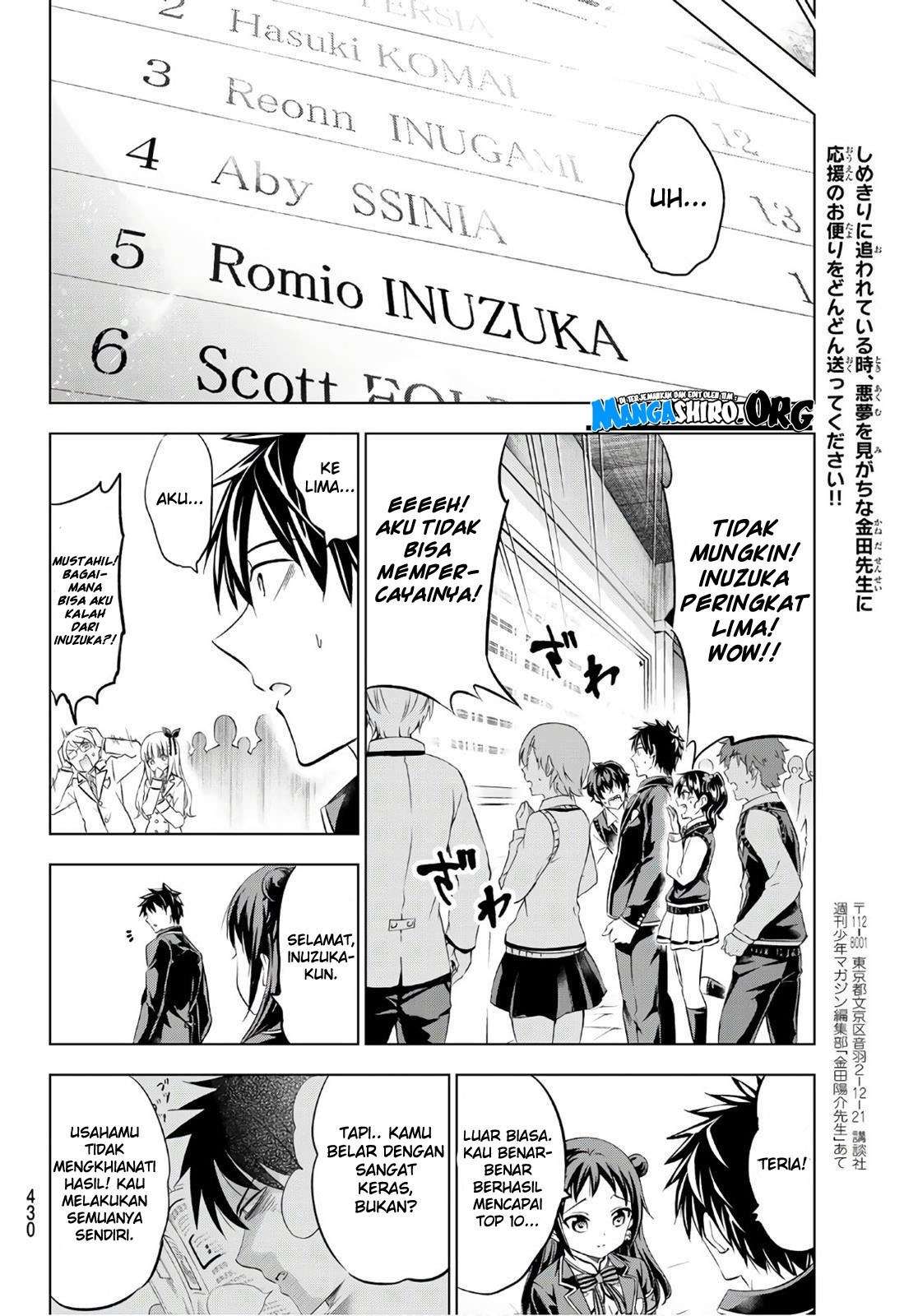 Kishuku Gakkou no Juliet Chapter 69 - halaman 20