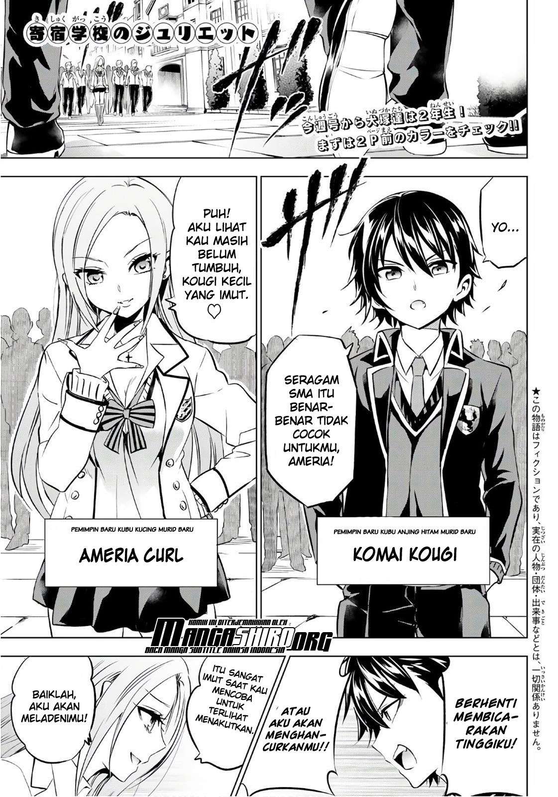 Kishuku Gakkou no Juliet Chapter 70 - halaman 2