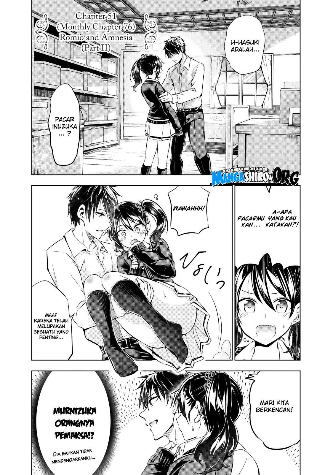 Kishuku Gakkou no Juliet Chapter 76 - halaman 4