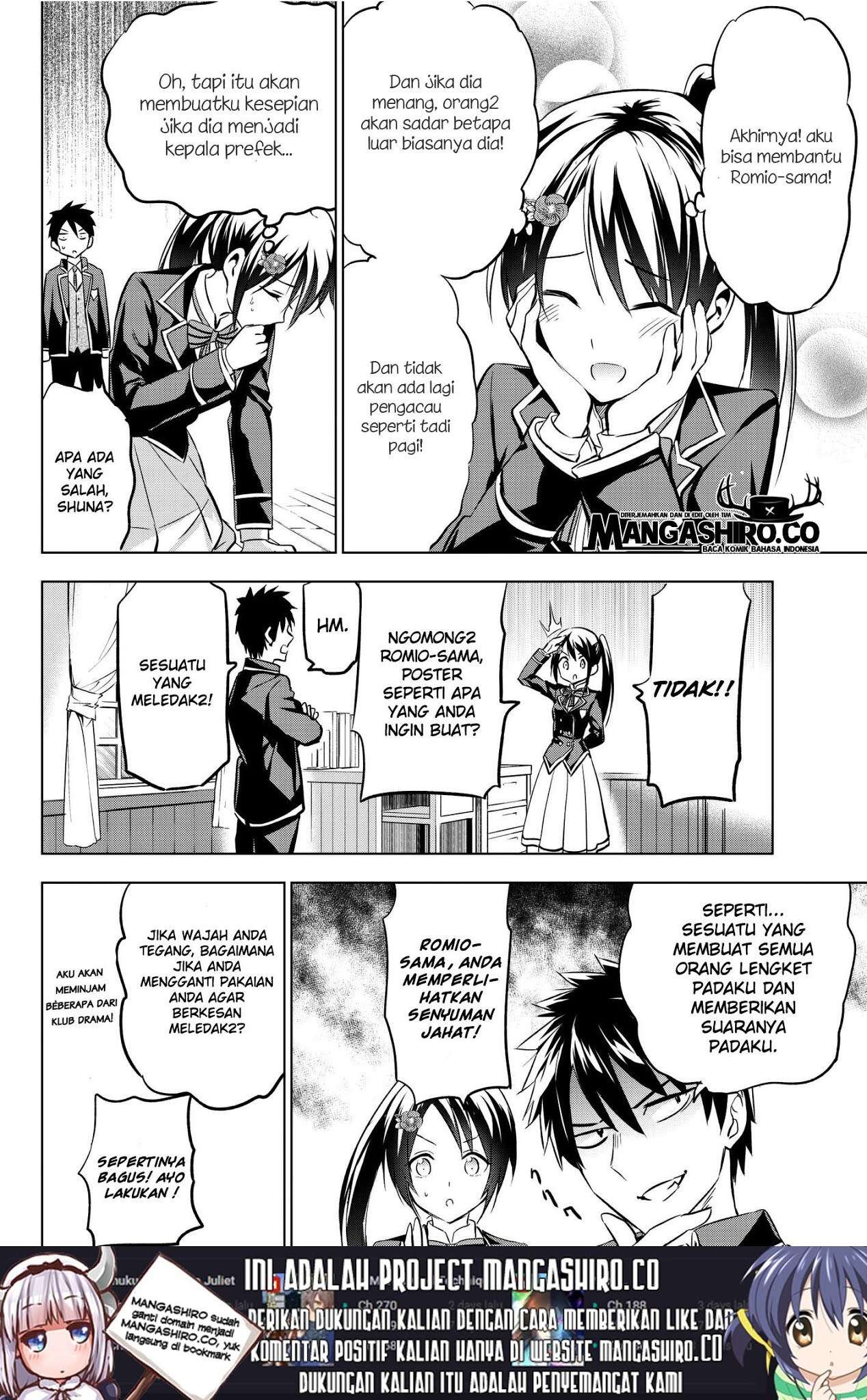 Kishuku Gakkou no Juliet Chapter 79 - halaman 8
