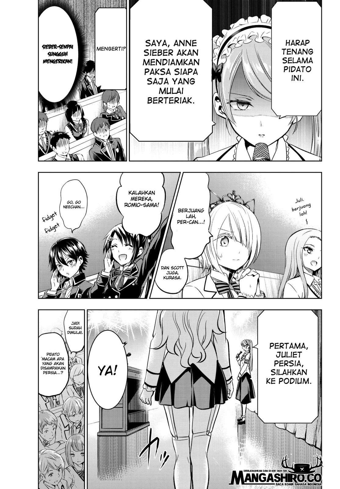 Kishuku Gakkou no Juliet Chapter 80 - halaman 10