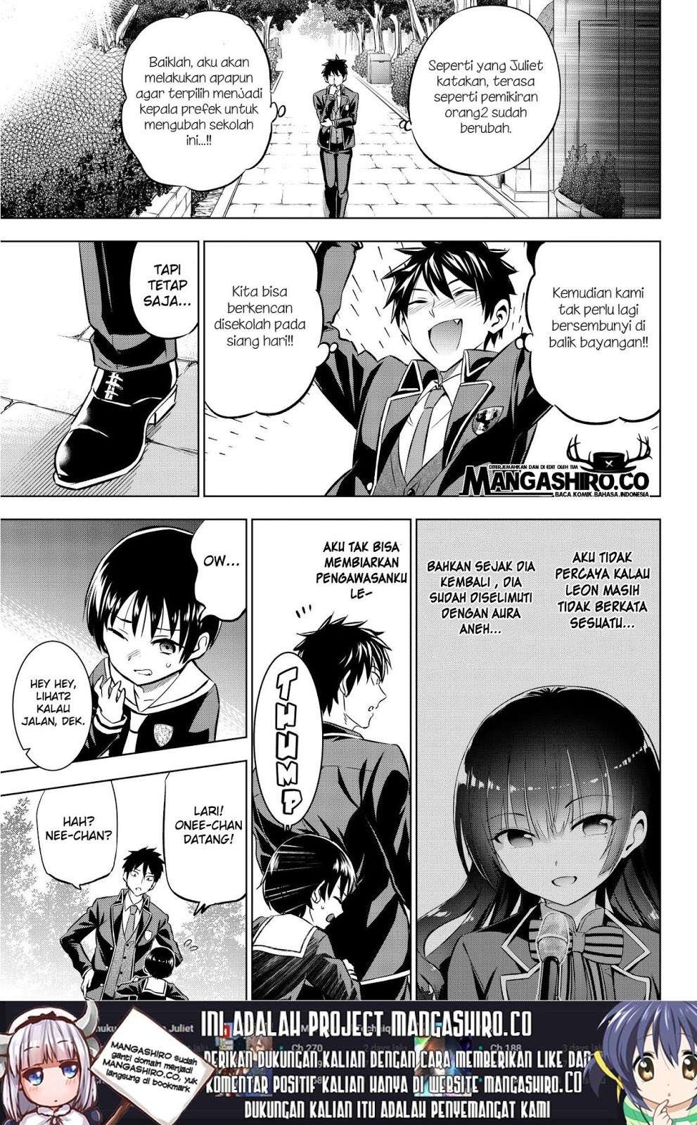 Kishuku Gakkou no Juliet Chapter 82 - halaman 9