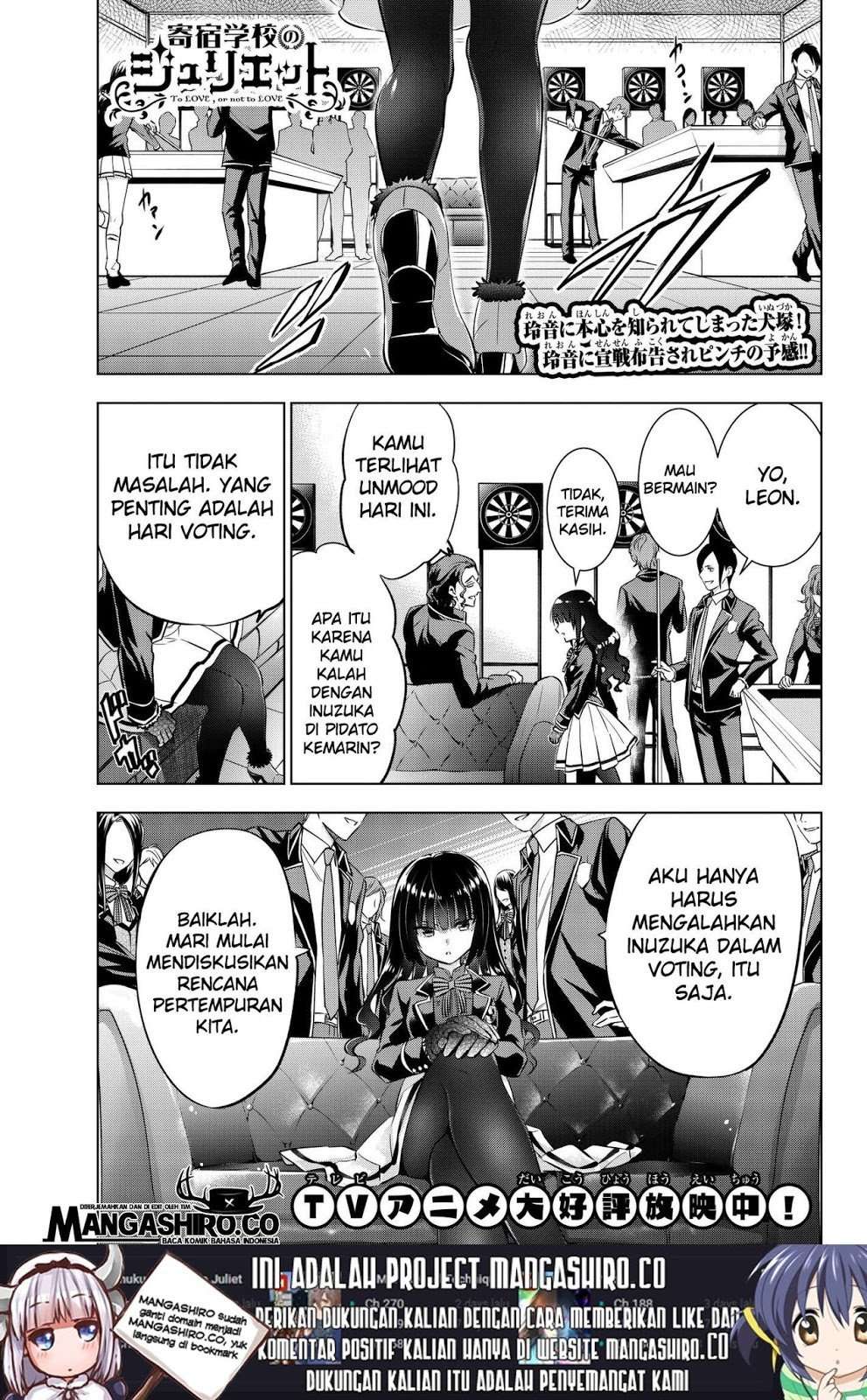 Kishuku Gakkou no Juliet Chapter 84 - halaman 2