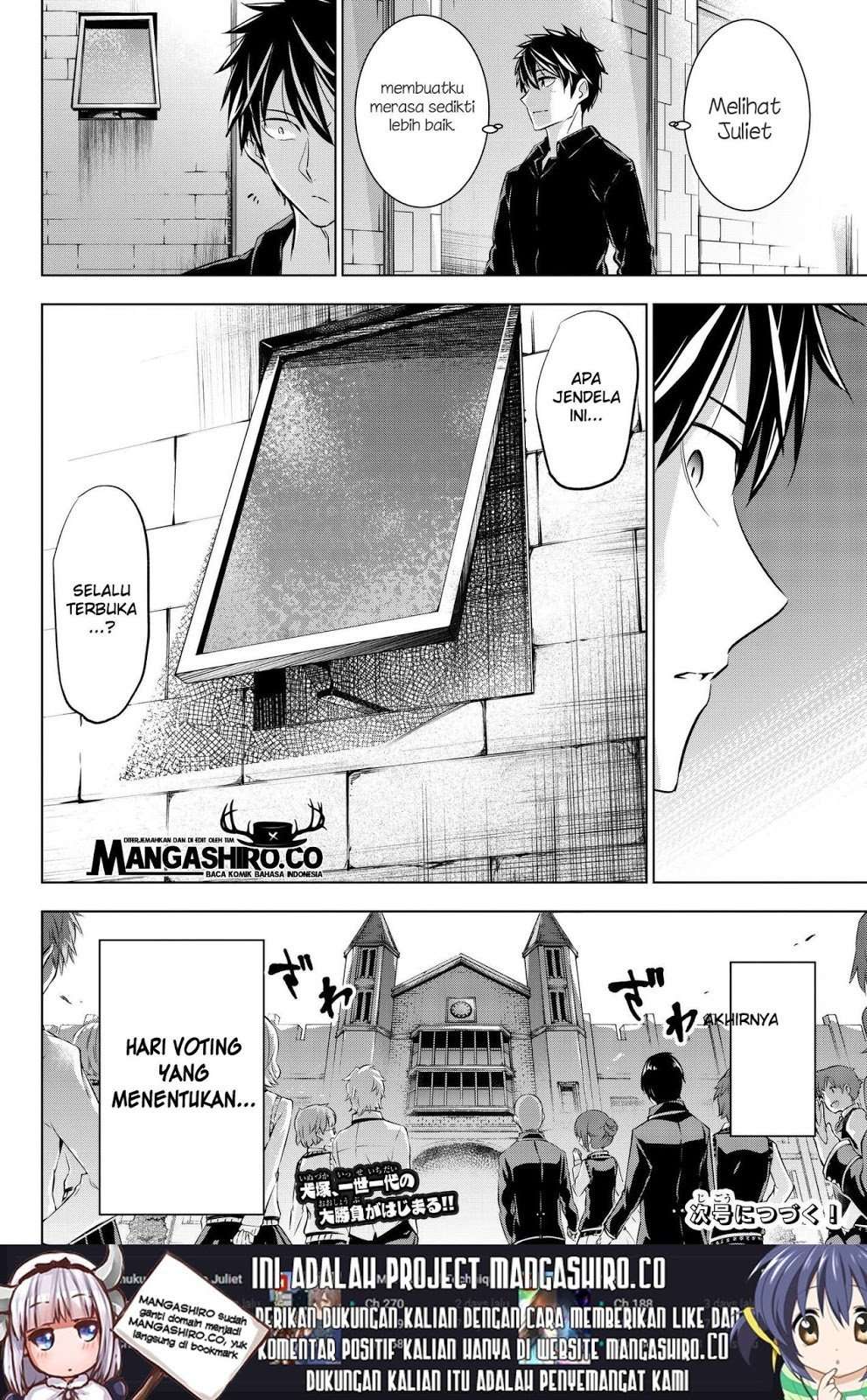 Kishuku Gakkou no Juliet Chapter 84 - halaman 22