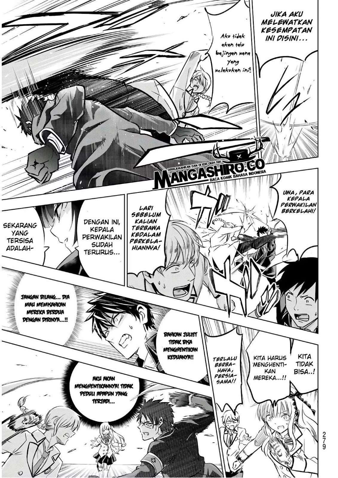 Kishuku Gakkou no Juliet Chapter 85 - halaman 17