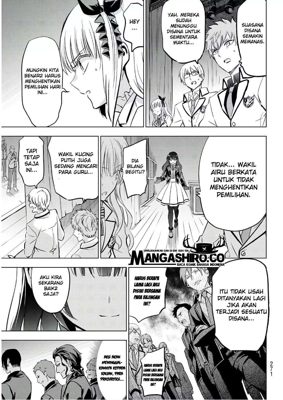 Kishuku Gakkou no Juliet Chapter 85 - halaman 9
