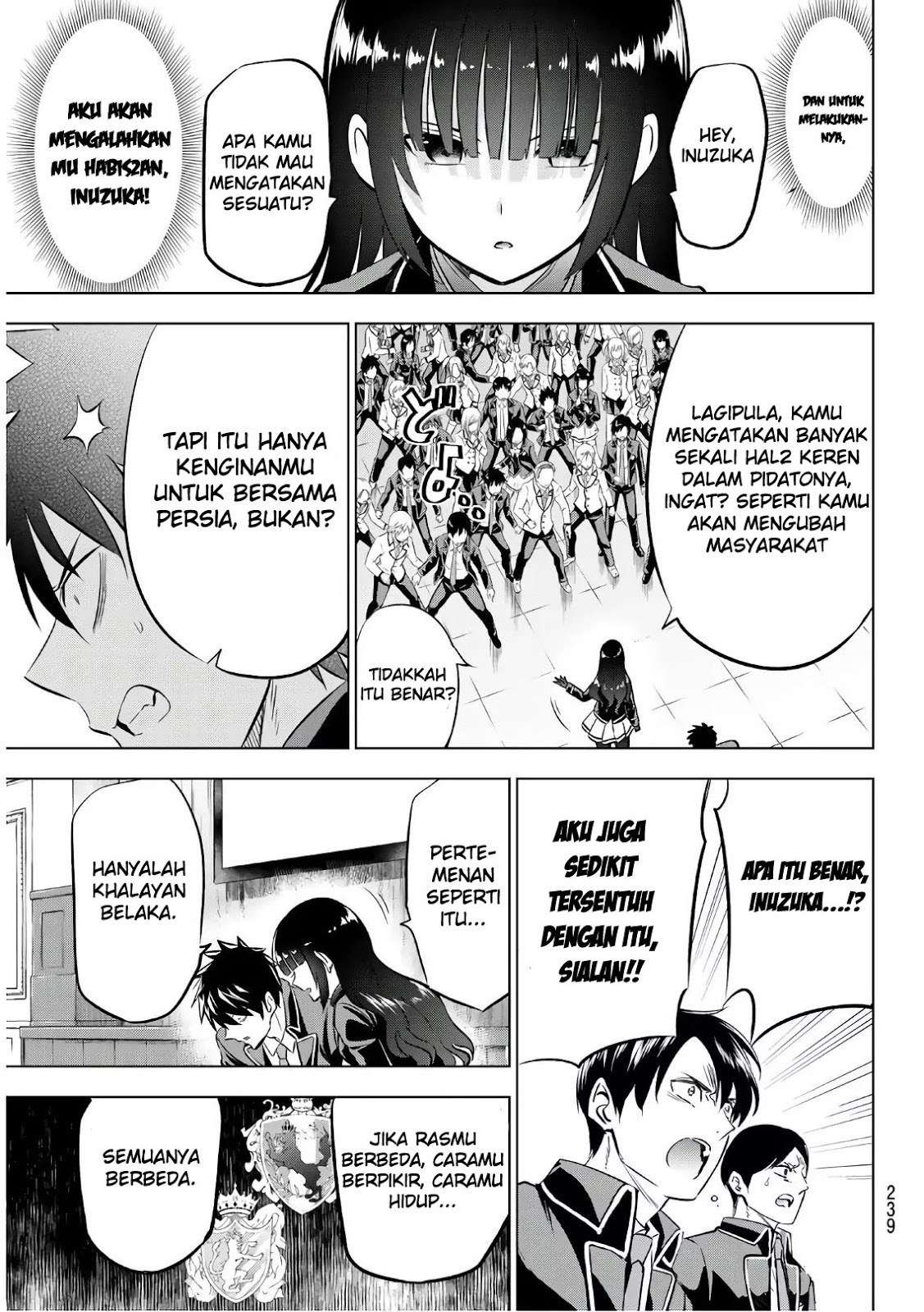 Kishuku Gakkou no Juliet Chapter 86 - halaman 10
